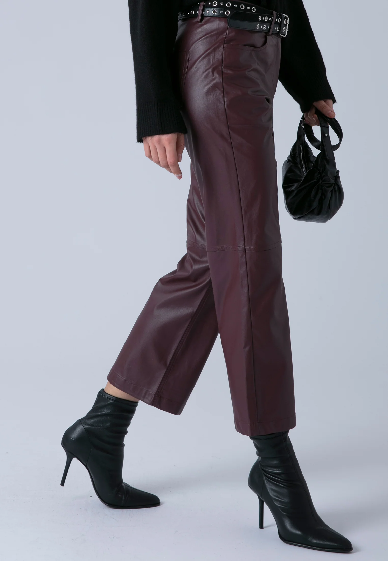 NEBULA TROUSERS OXBLOOD - Image 5