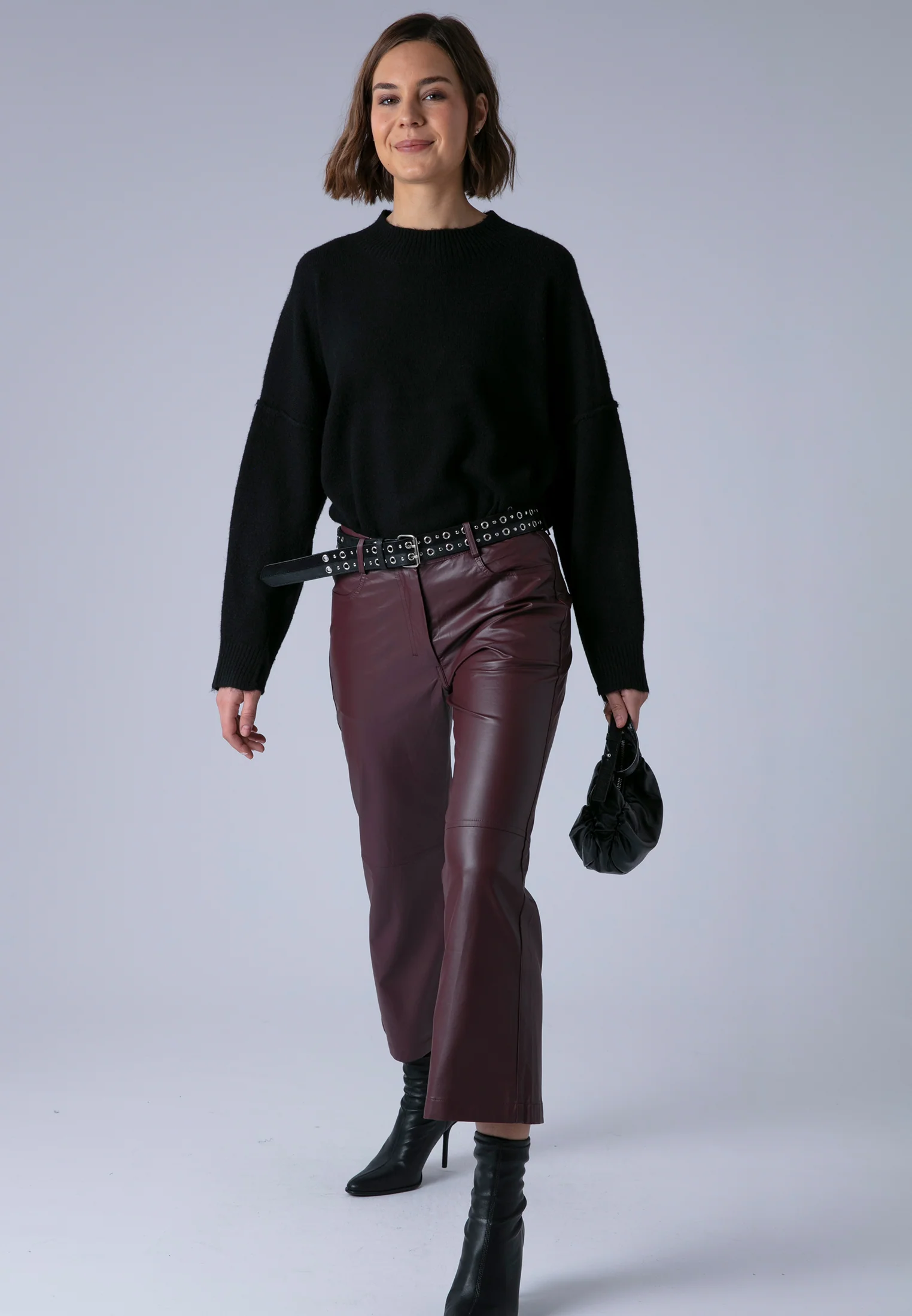NEBULA TROUSERS OXBLOOD - Image 6