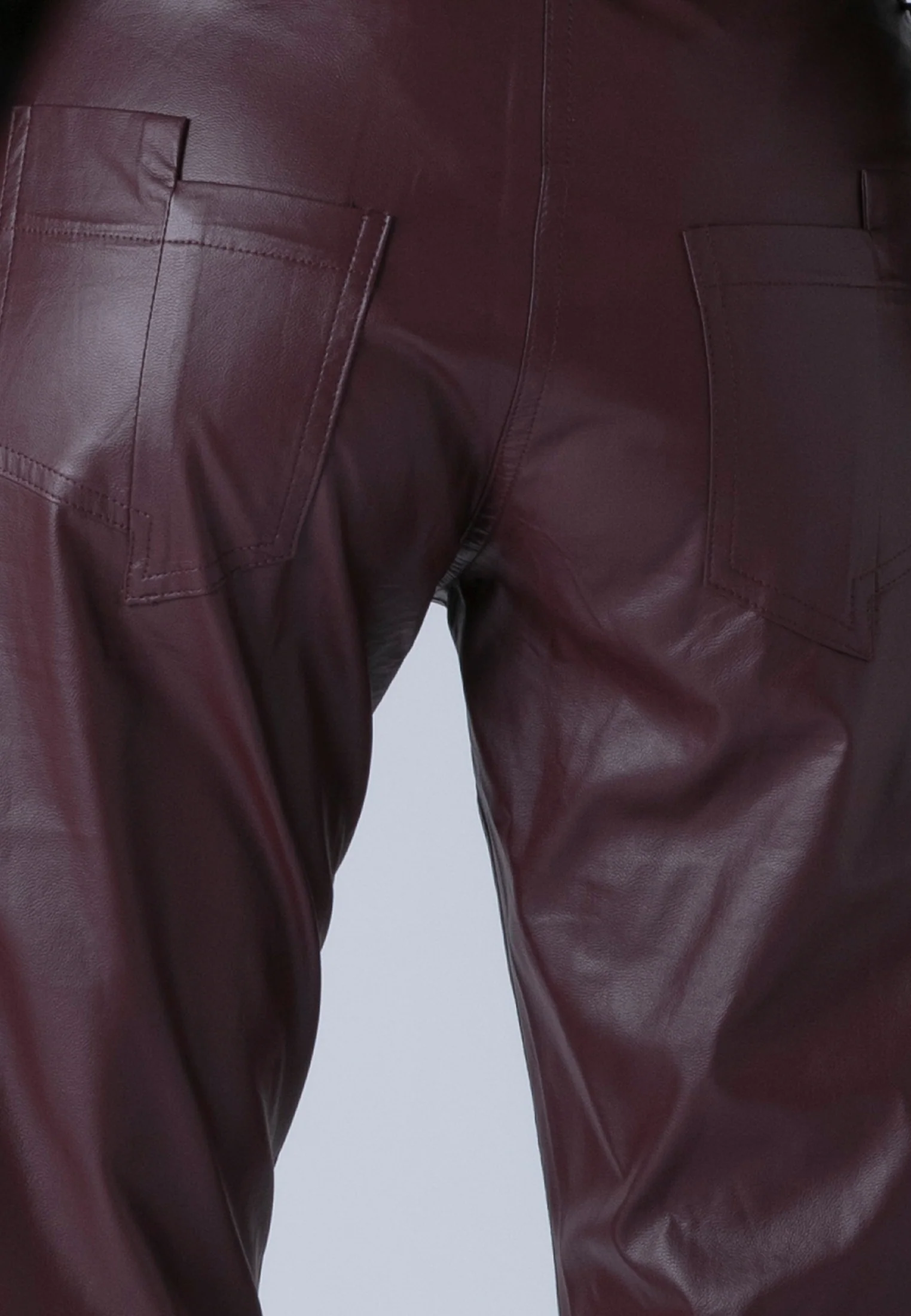 NEBULA TROUSERS OXBLOOD - Image 7