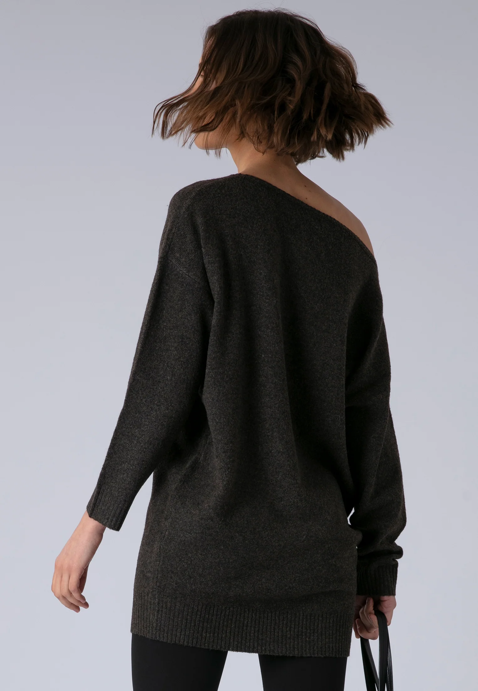 NEBULA DRESS DARK BROWN - Image 4