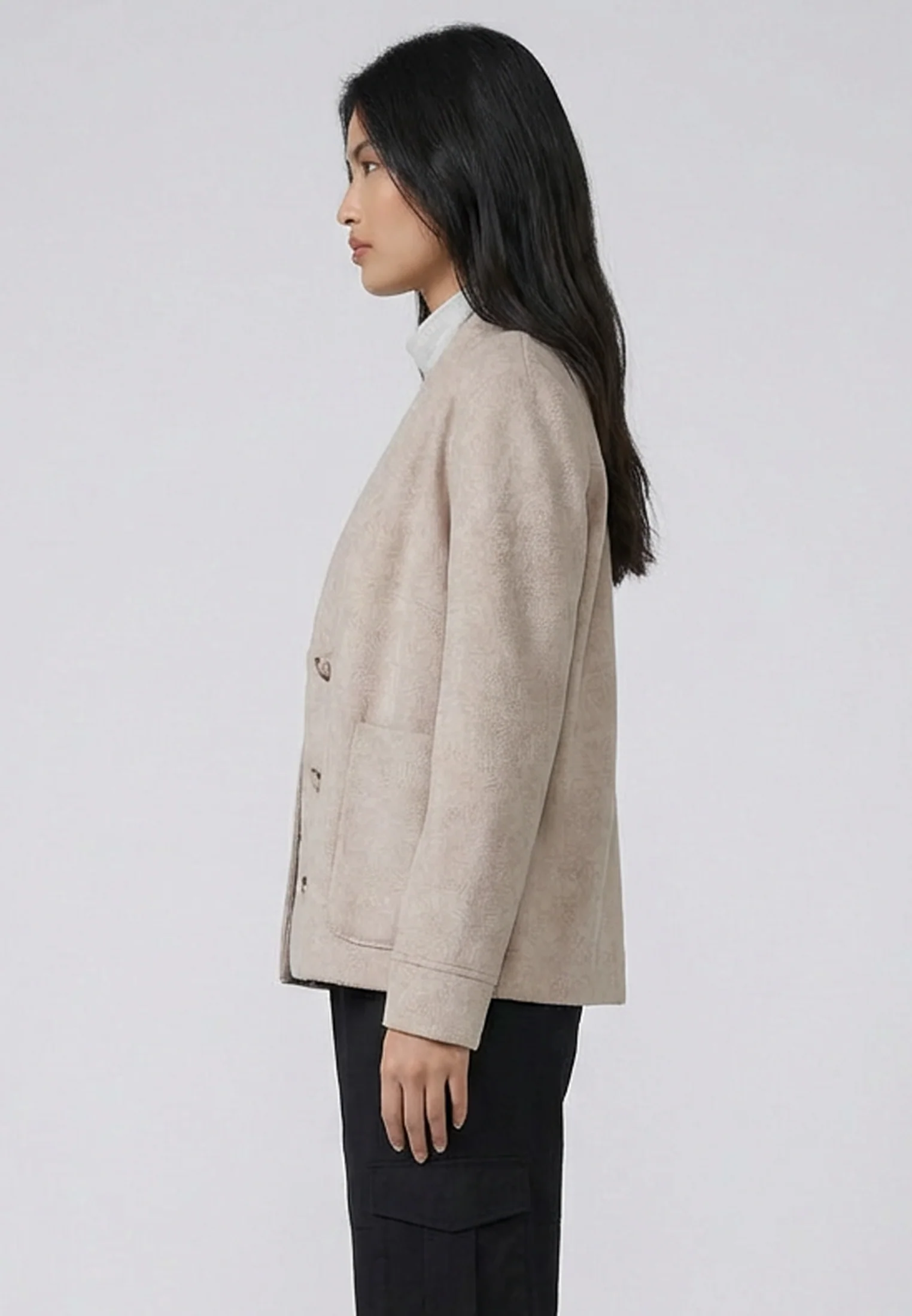 OBERON JACKET OATMEAL - Image 3
