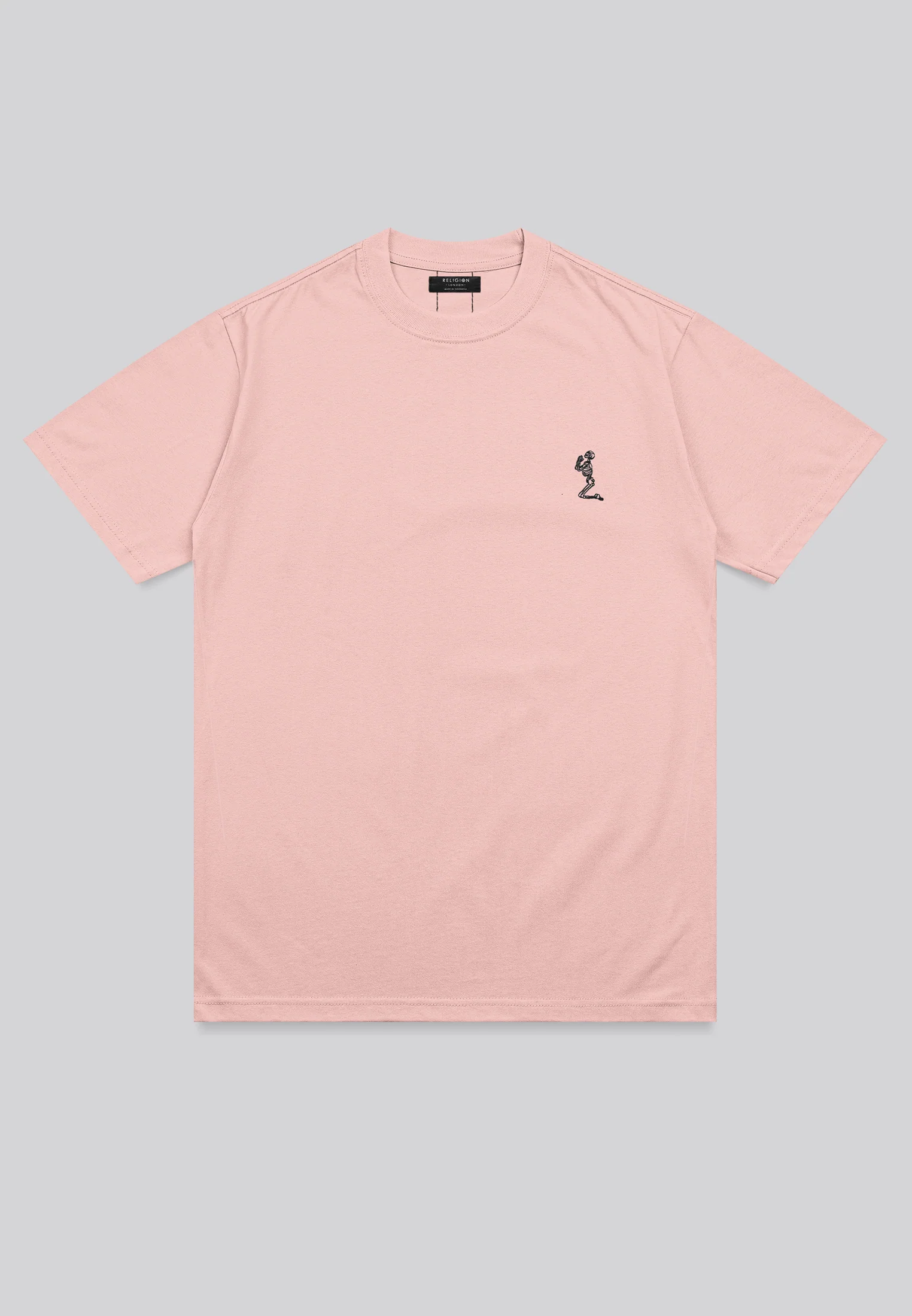 OIL WASH T-SHIRT CLARET
