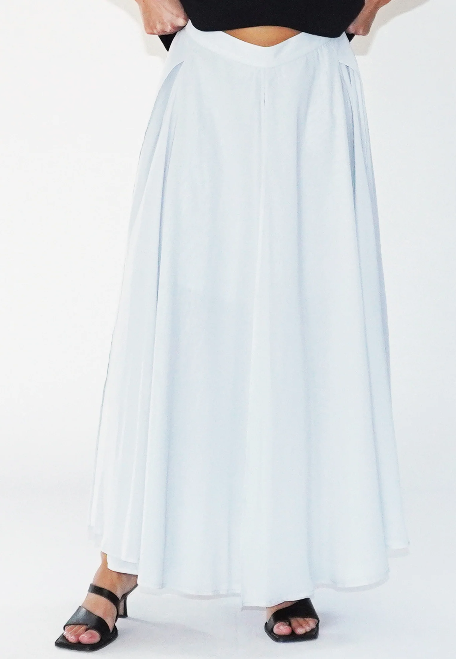OLSEN SKIRT SILVER GREY - Image 2