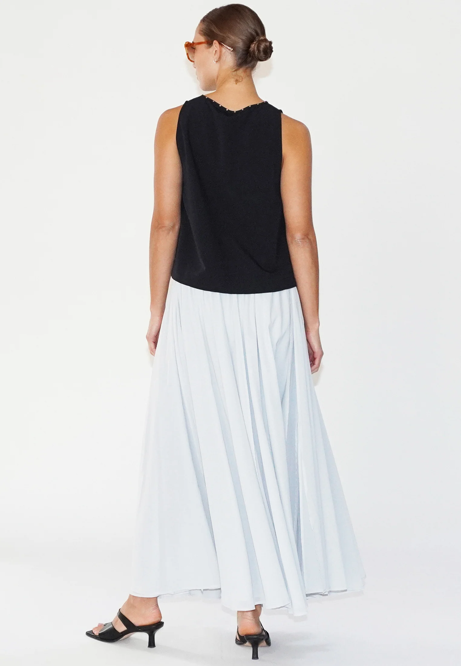 OLSEN SKIRT SILVER GREY - Image 6