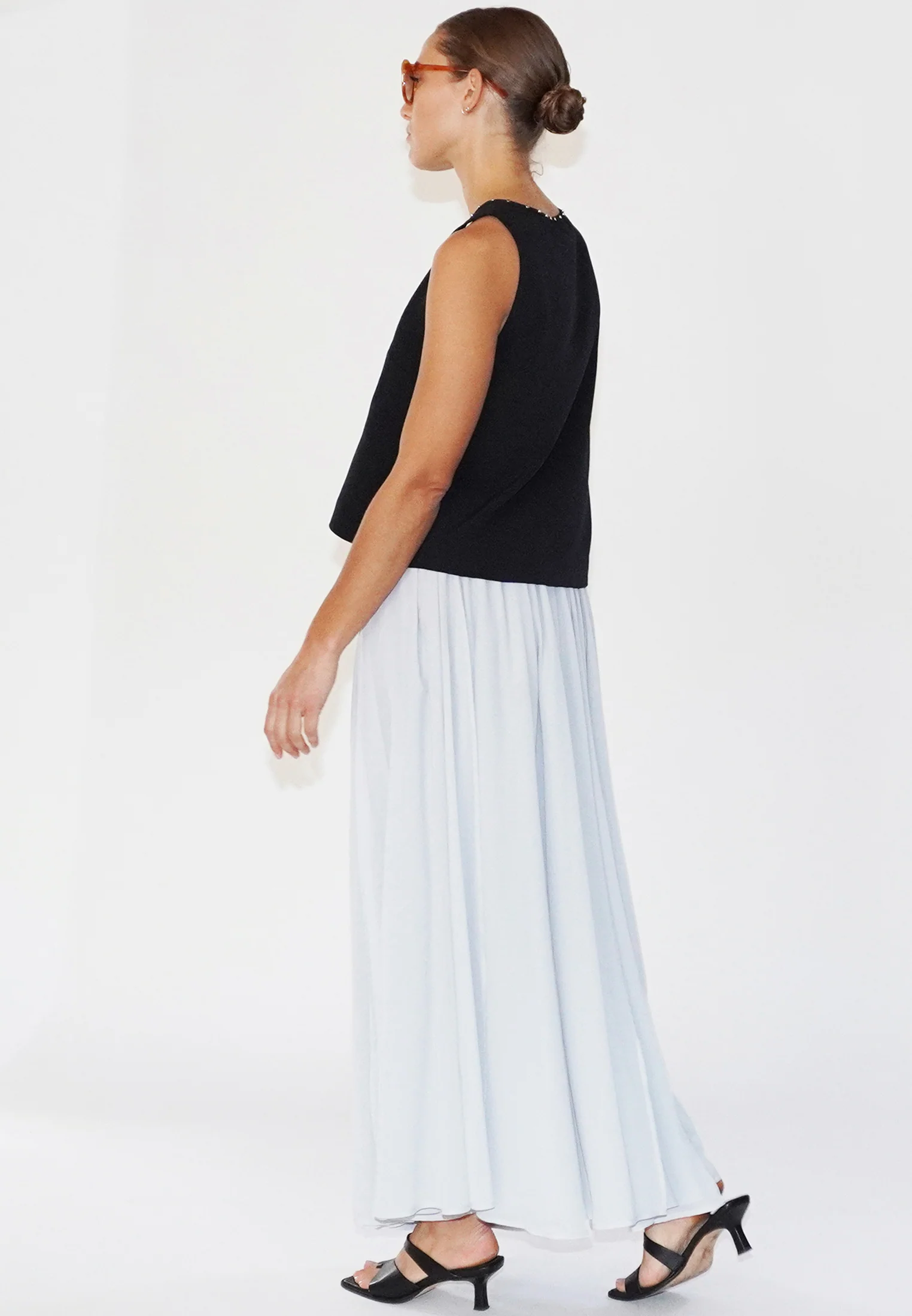 OLSEN SKIRT SILVER GREY - Image 7