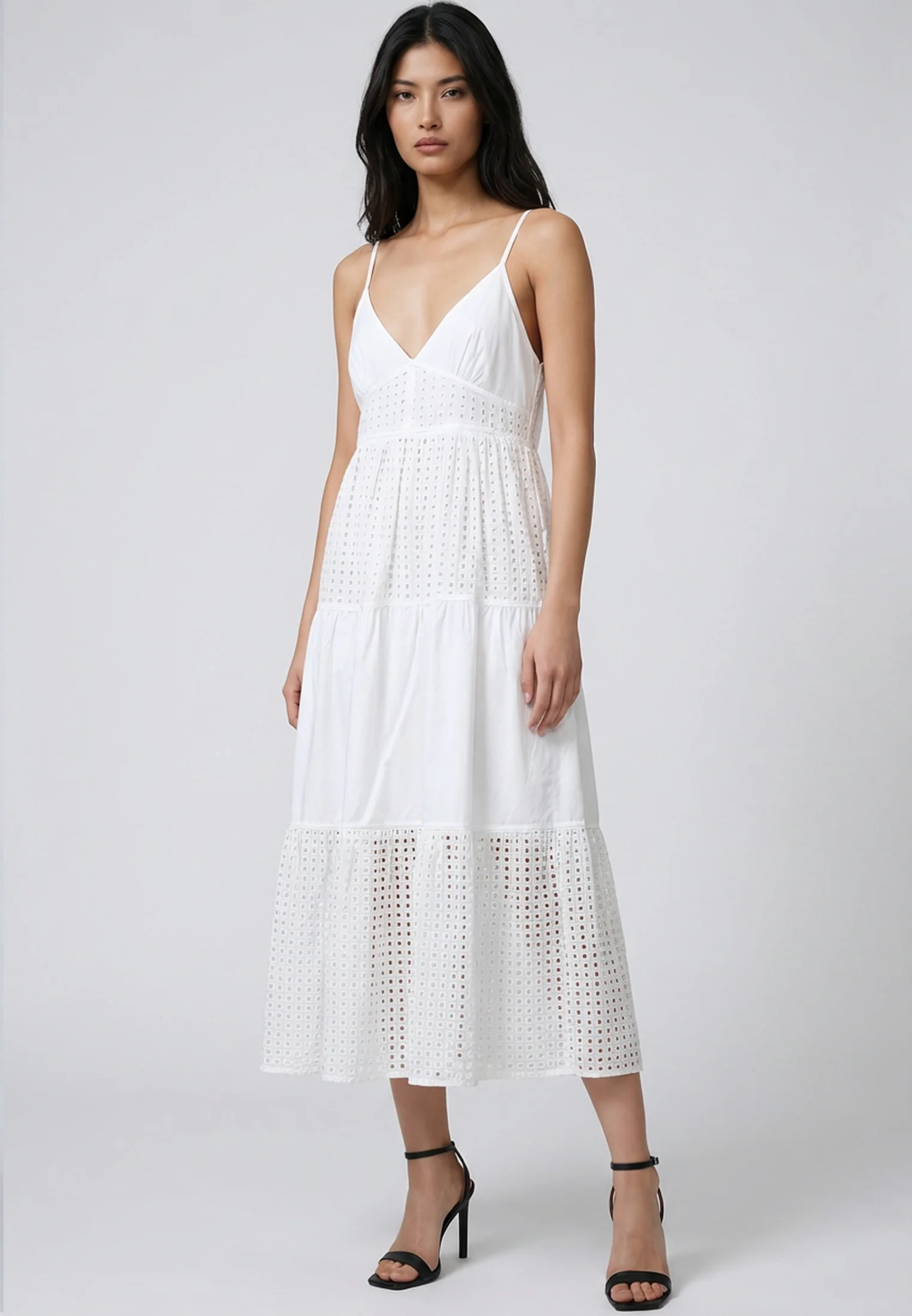 ONYX DRESS WHITE BRODERIE - Image 3