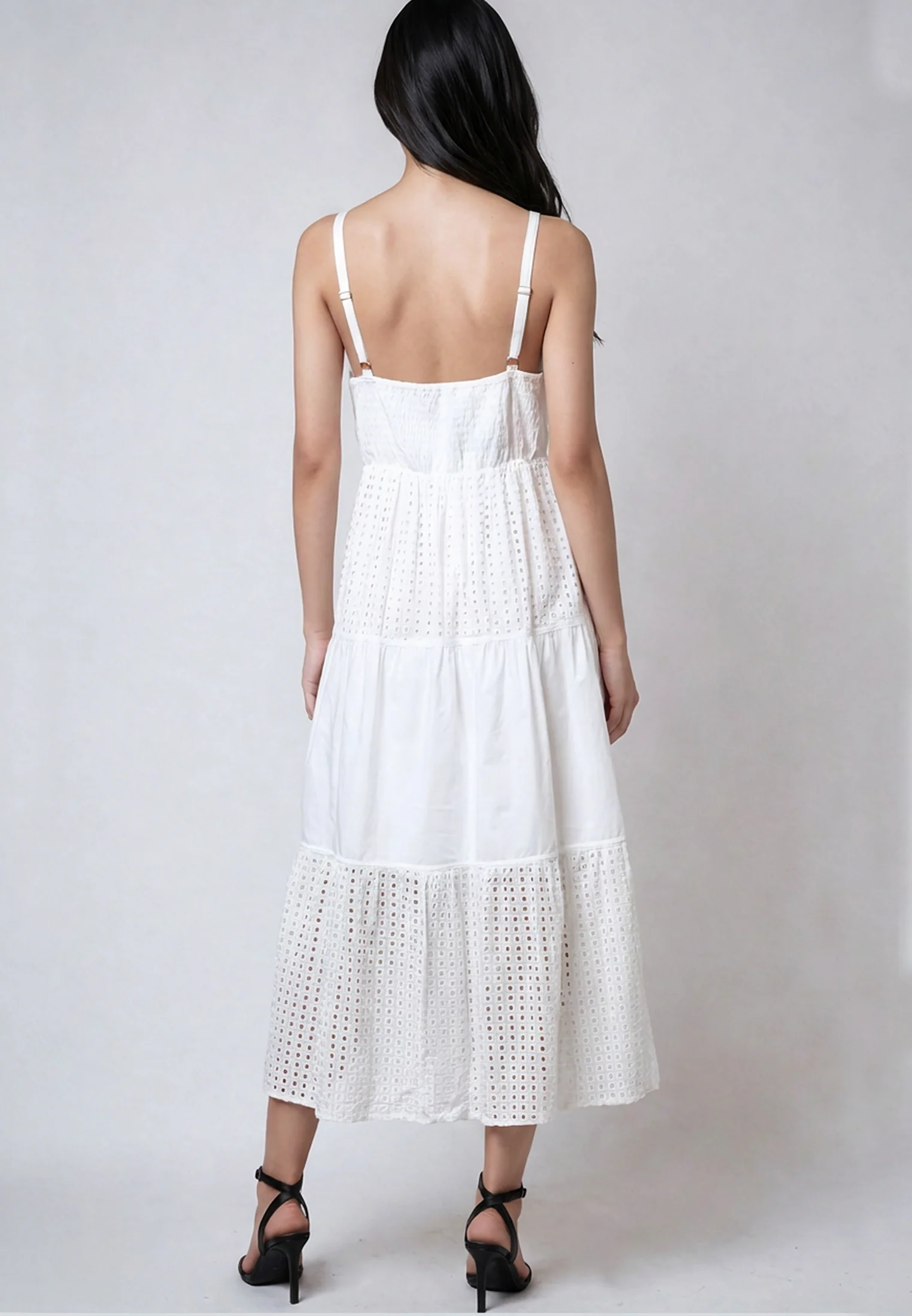 ONYX DRESS WHITE BRODERIE - Image 4