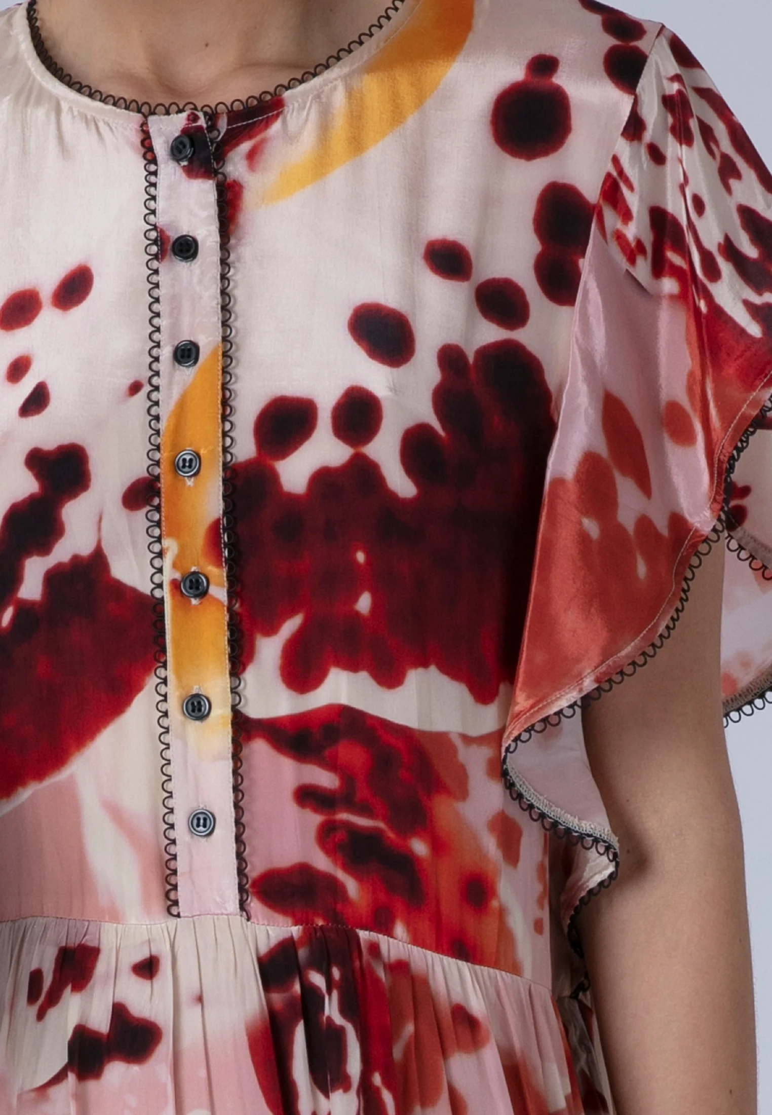 ARA MAXI DRESS ORCHID TERRACOTTA - Image 3