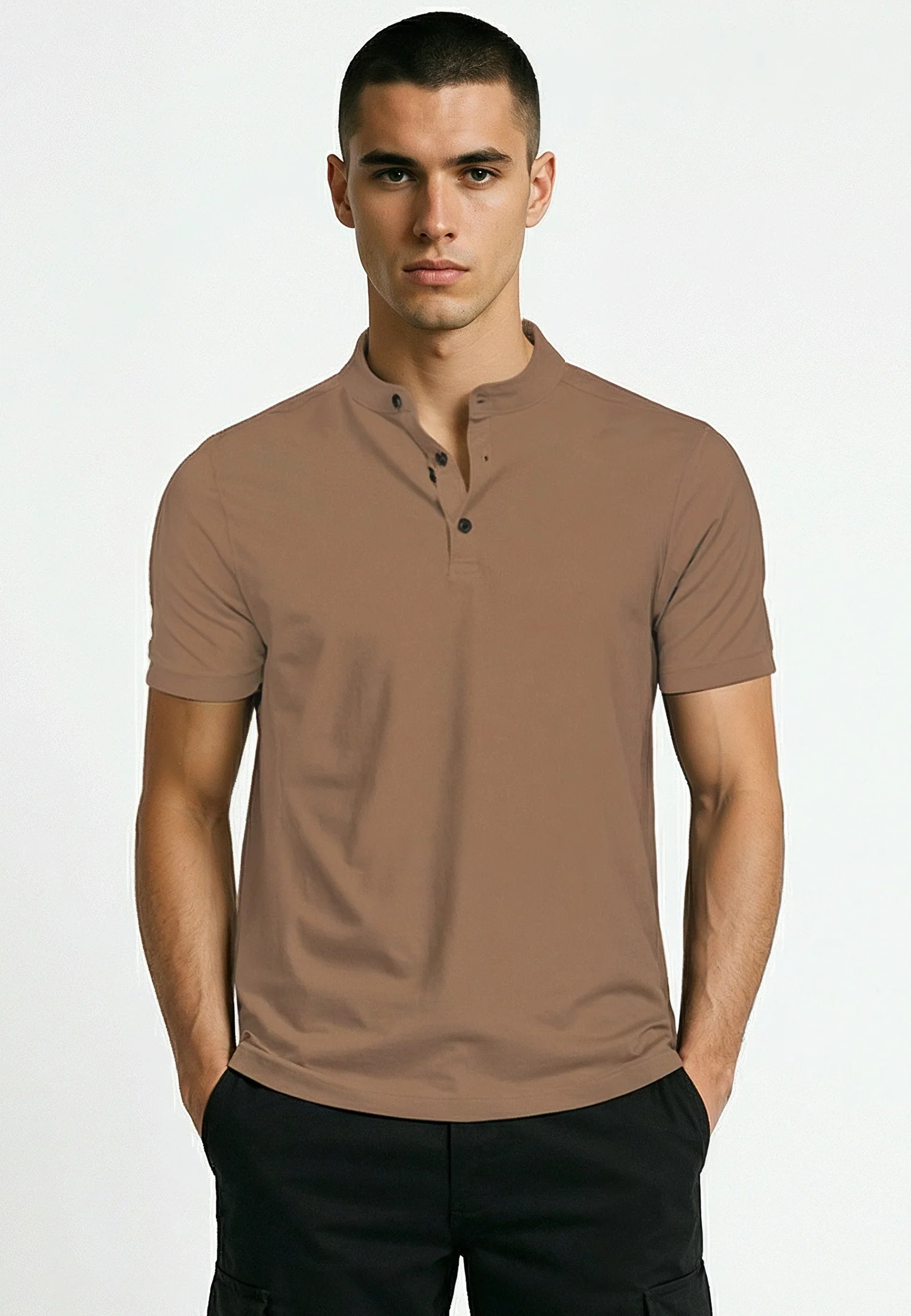ORSON SLUB POLO TAN - Image 2