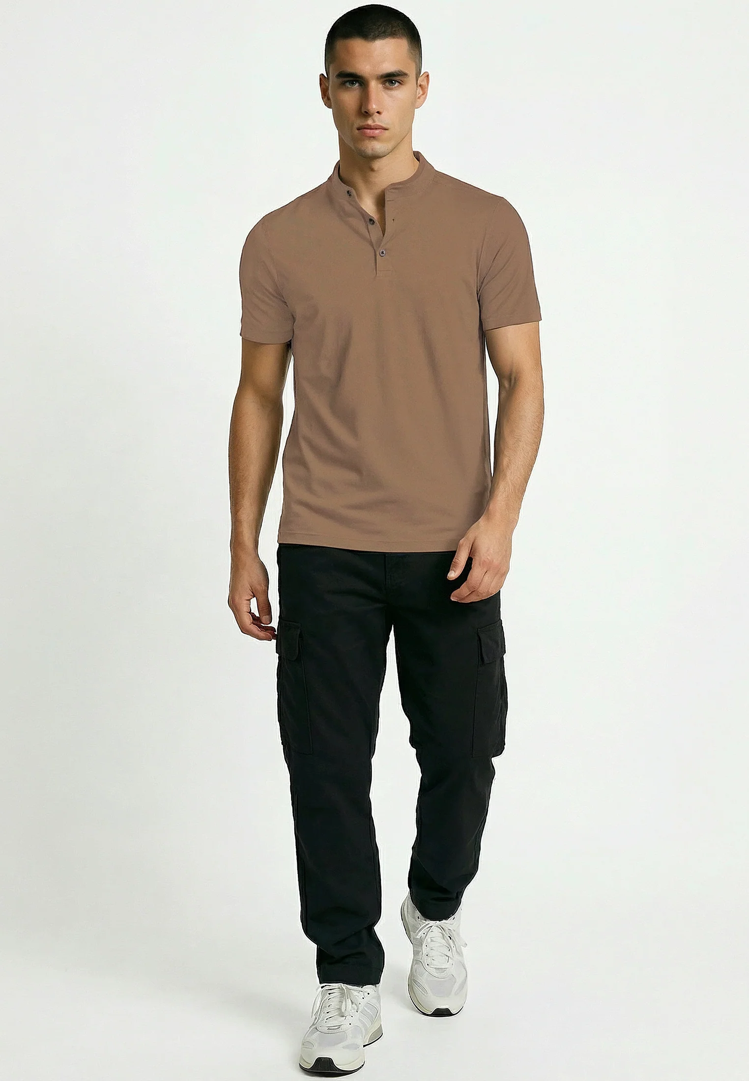 ORSON SLUB POLO TAN - Image 3