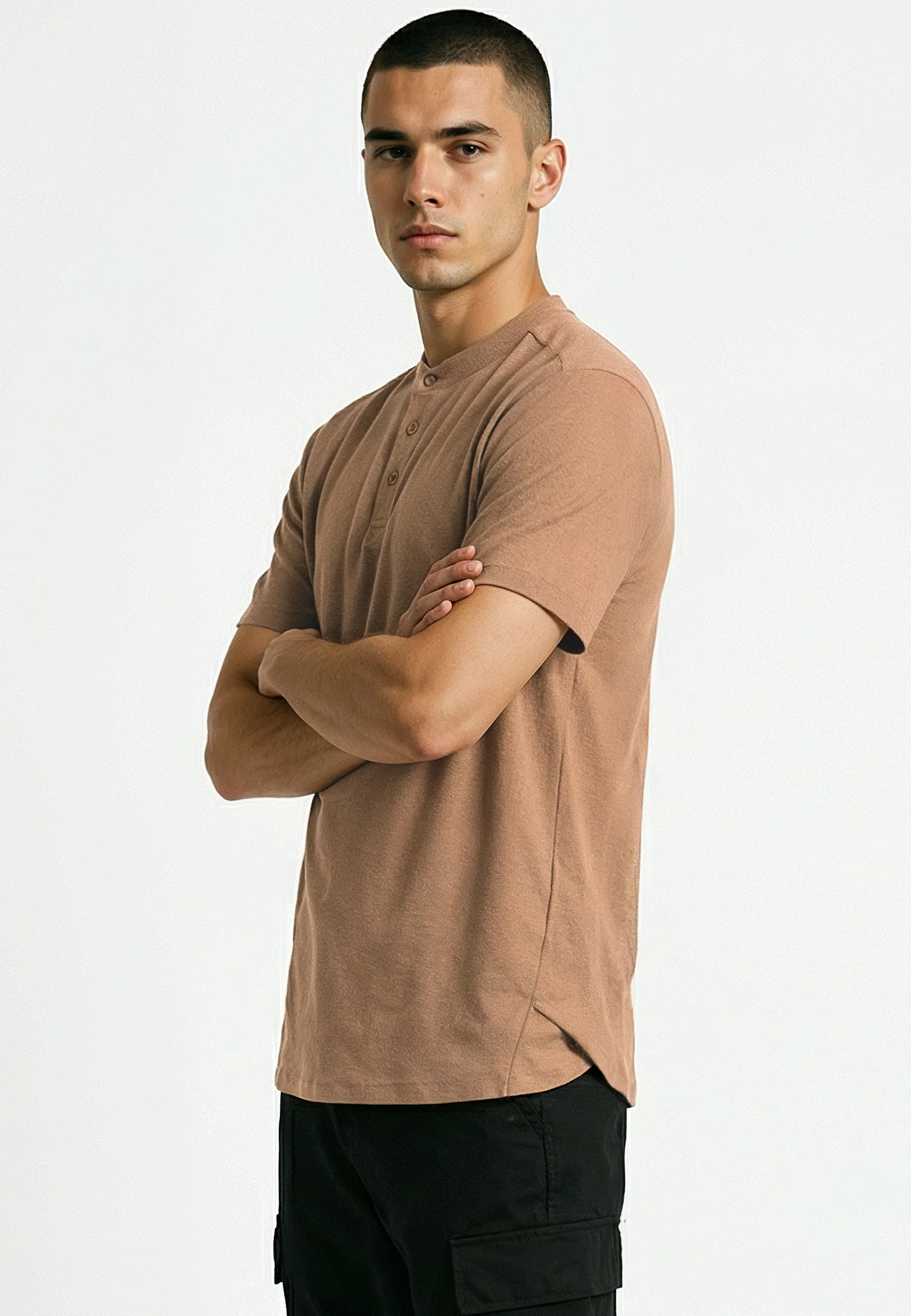 ORSON SLUB POLO TAN - Image 4
