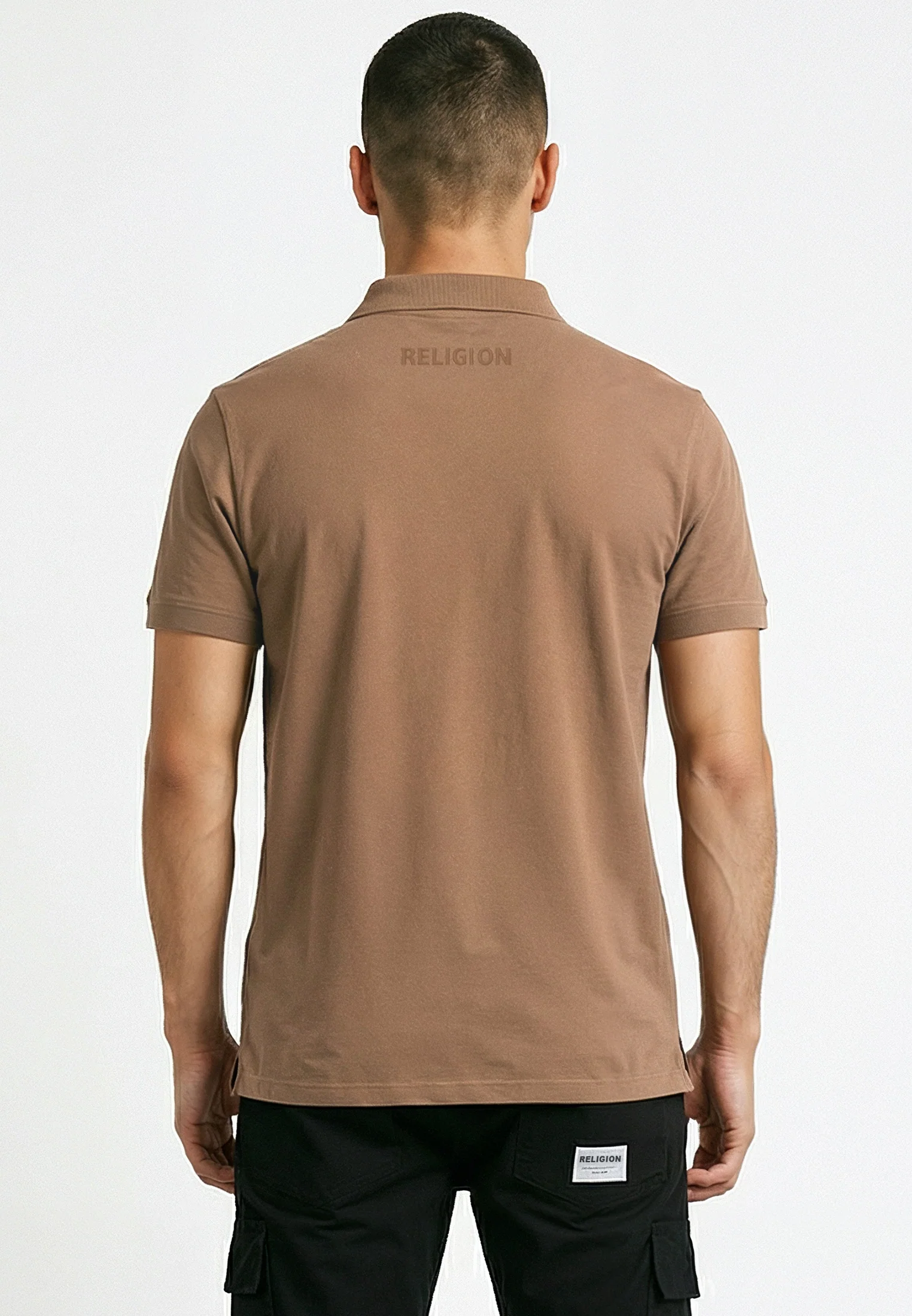 ORSON SLUB POLO TAN - Image 5