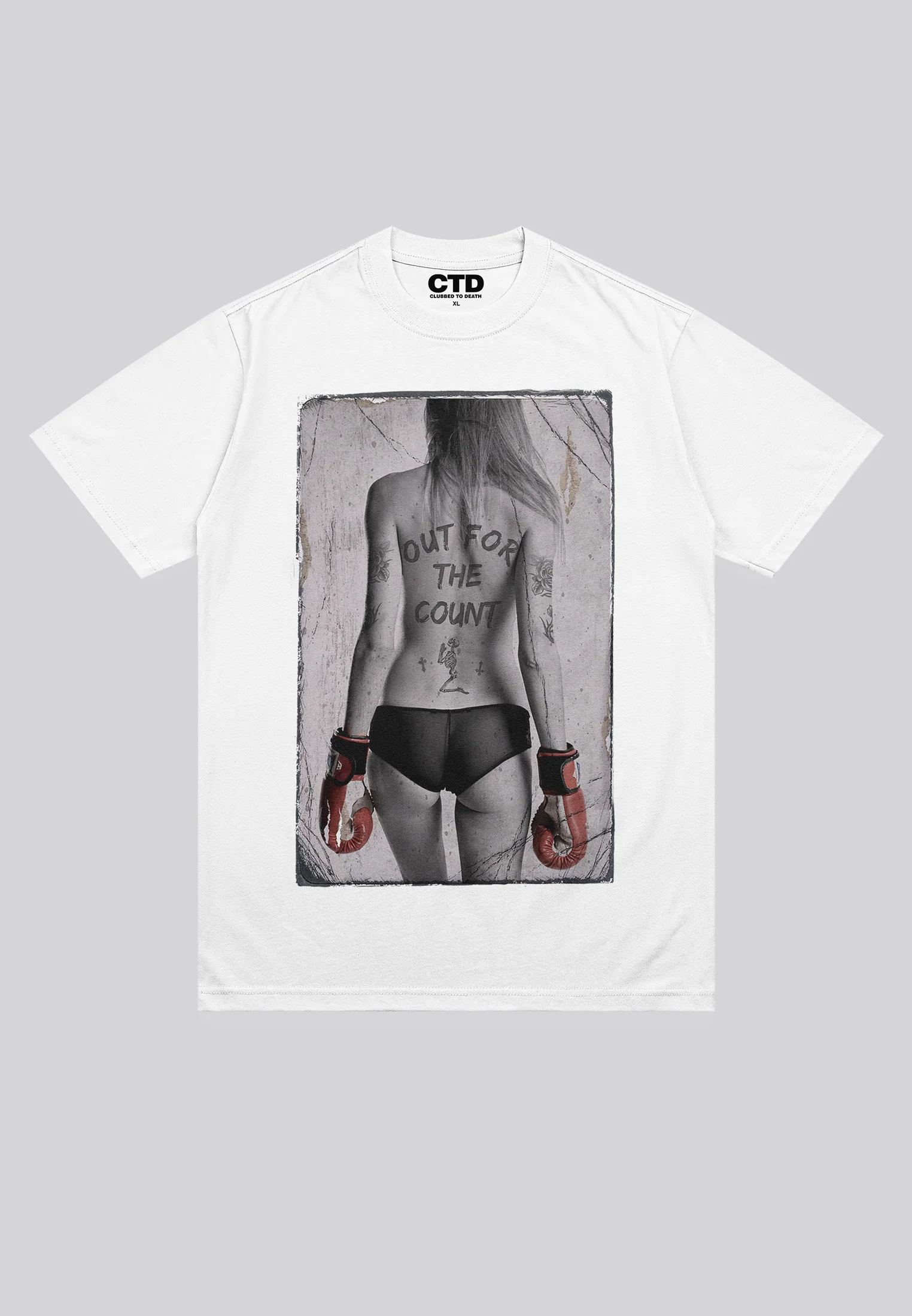 OUT FOR THE COUNT T-SHIRT WHITE - Image 2