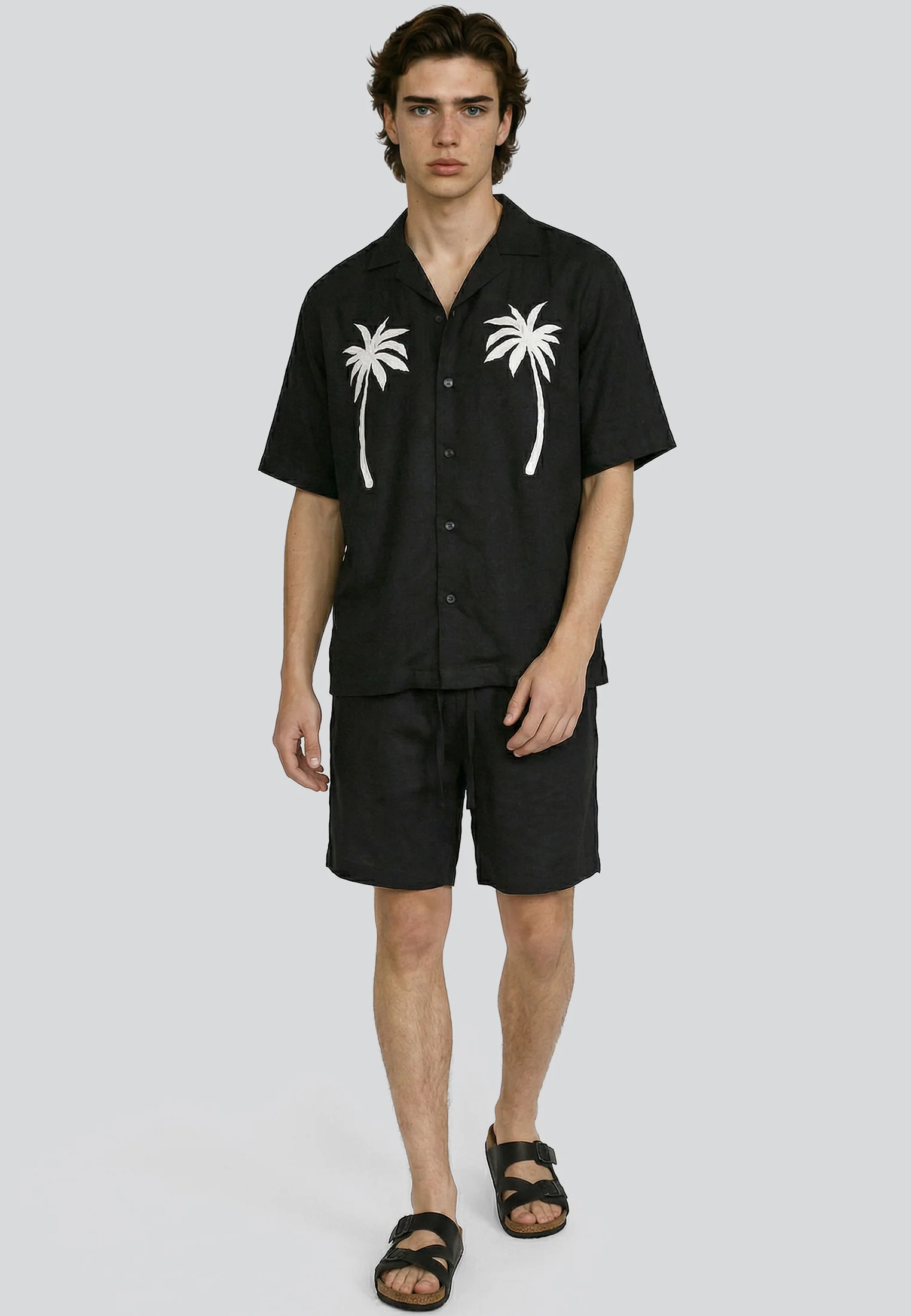 PALM SHIRT BLACK - Image 3