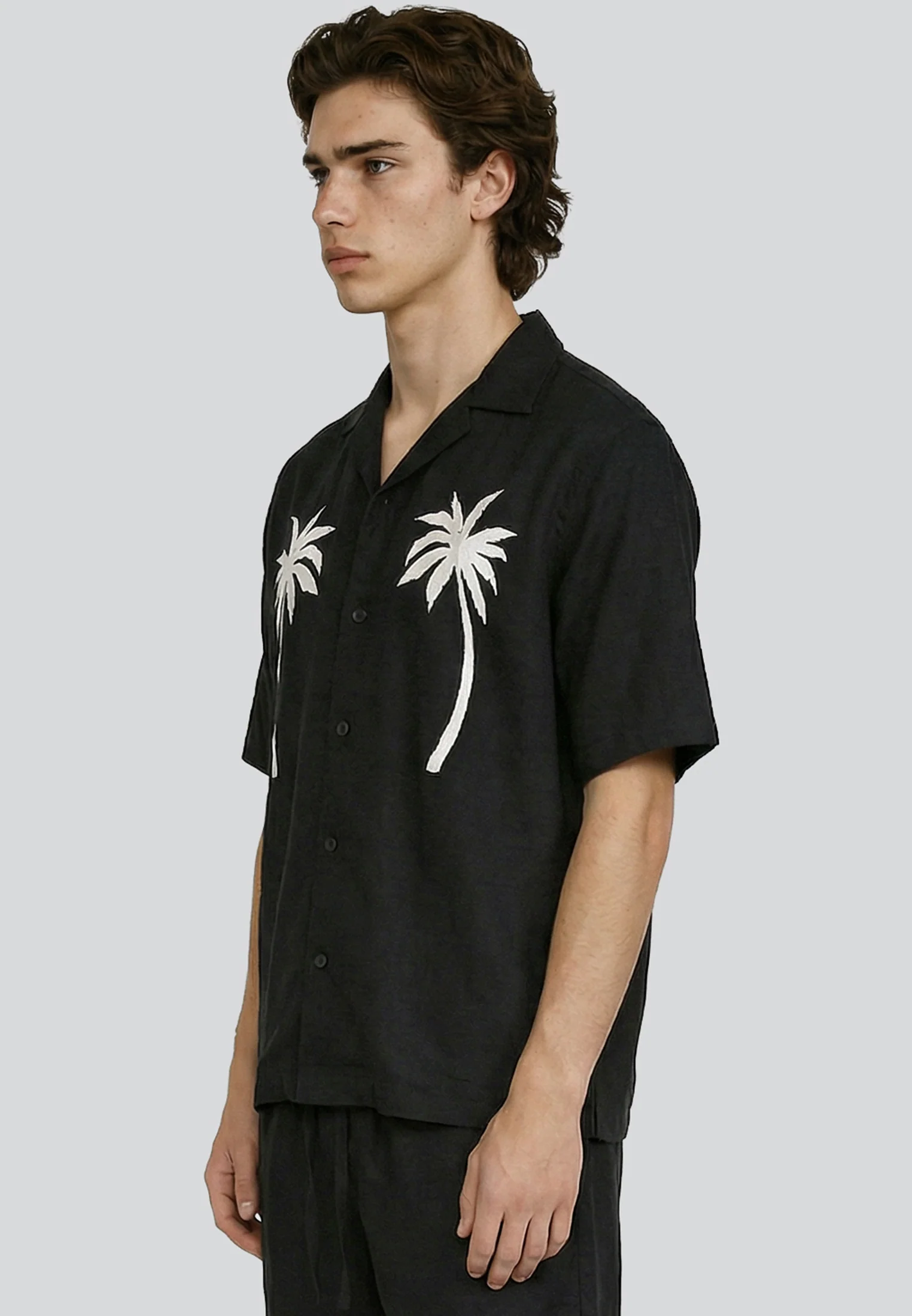 PALM SHIRT BLACK - Image 4