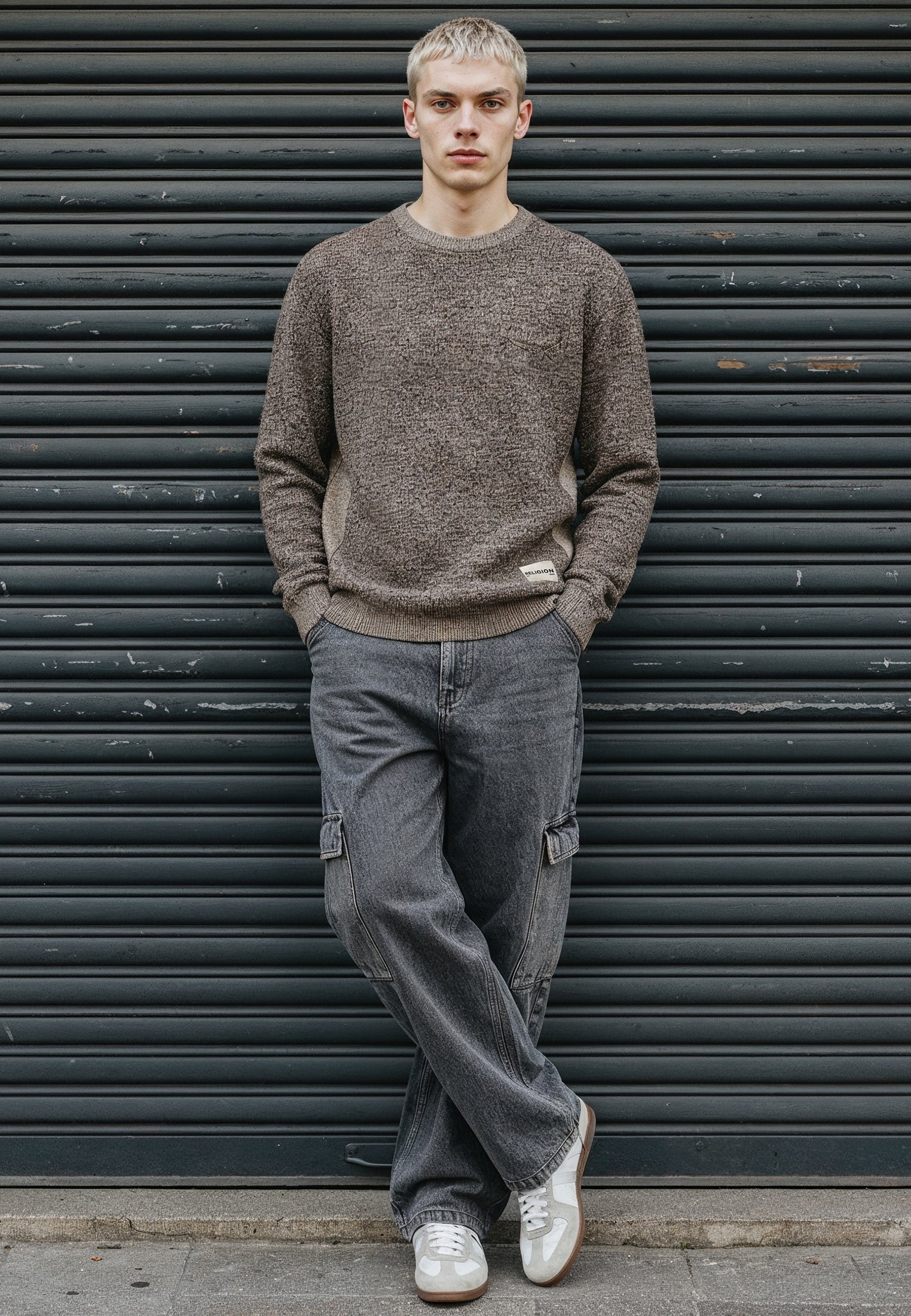 PANEL KNIT SAND - Image 6