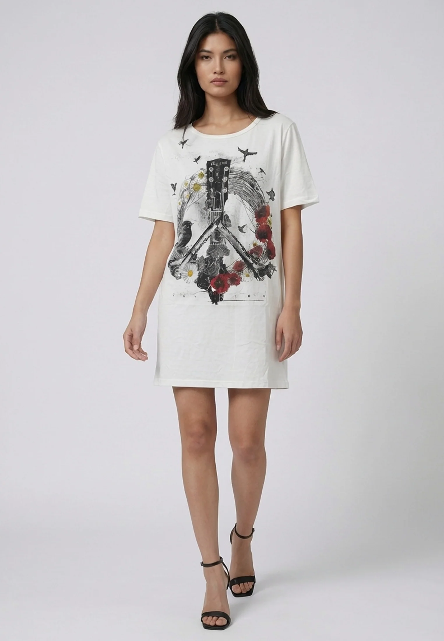 PEACE DRESS WHITE - Image 2