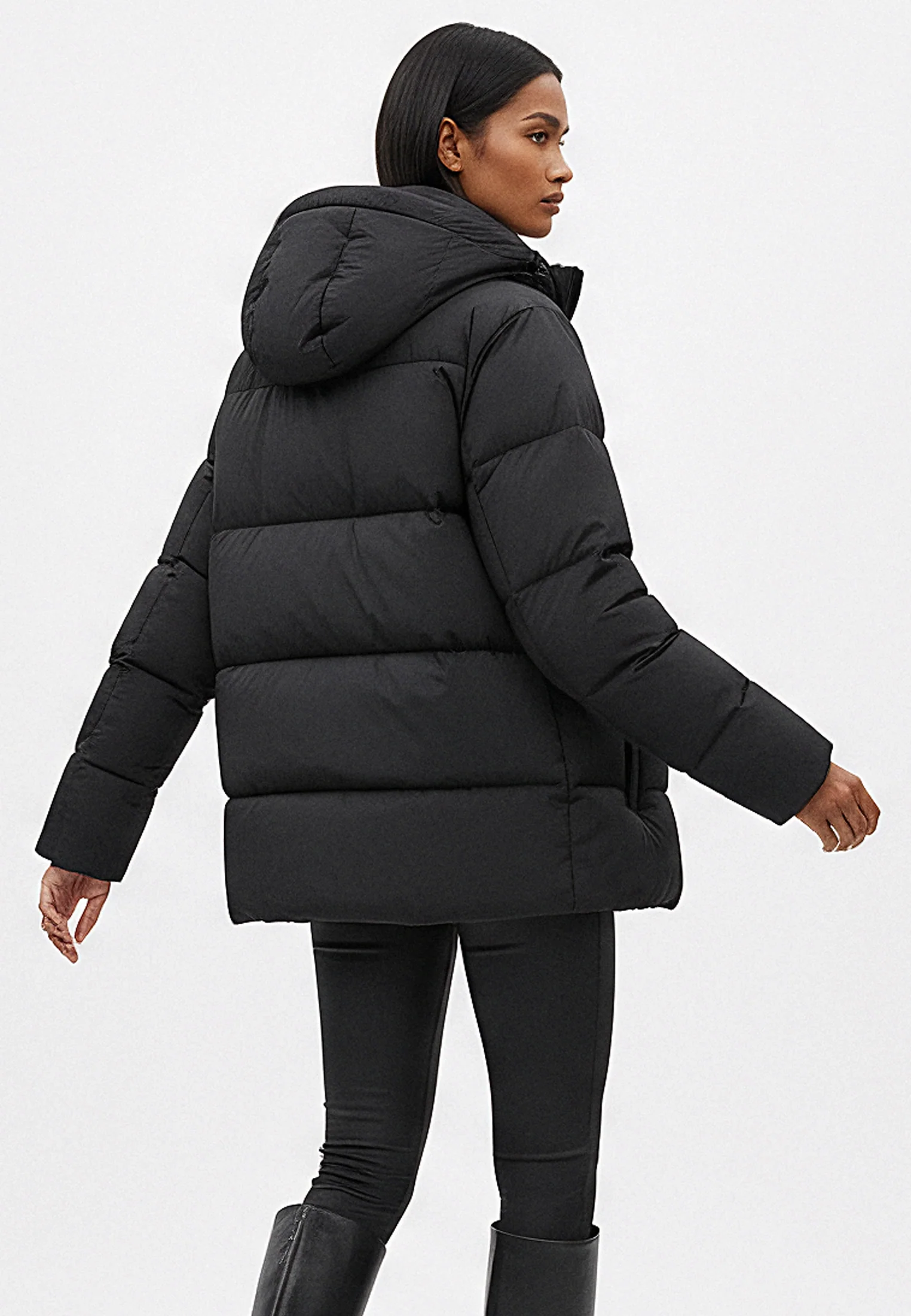 WASHED BLACK PERFORMANCE PUFFER JACKET - Image 5