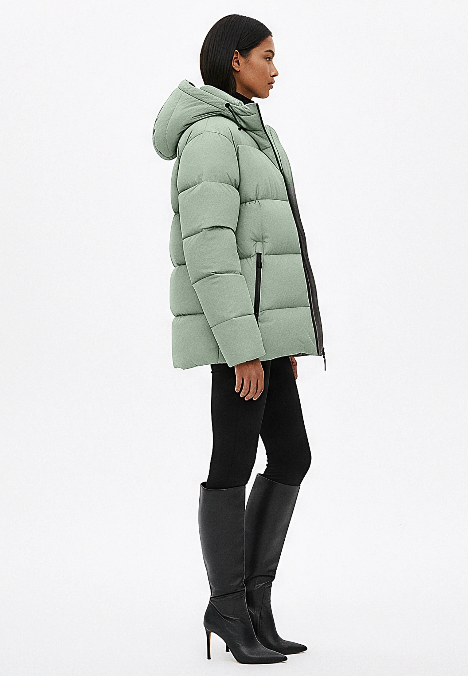 GREEN PERFORMANCE PUFFER JACKET - Image 3