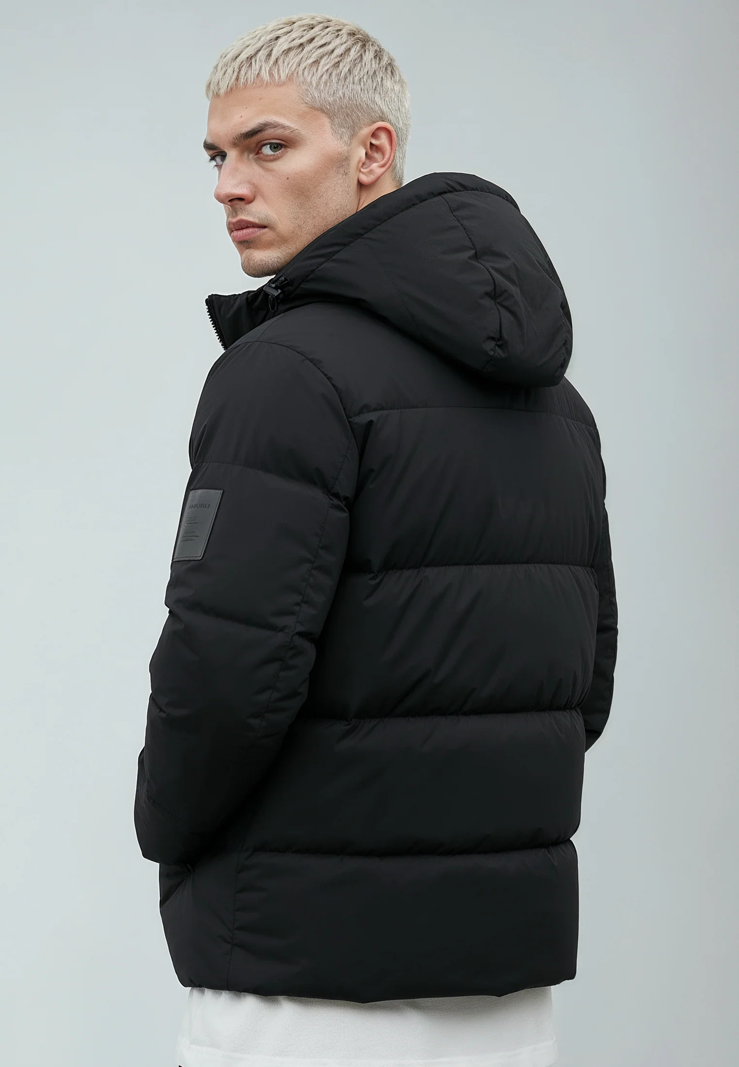 PERFORMANCE PUFFER JACKET WASHED BLACK - Image 3