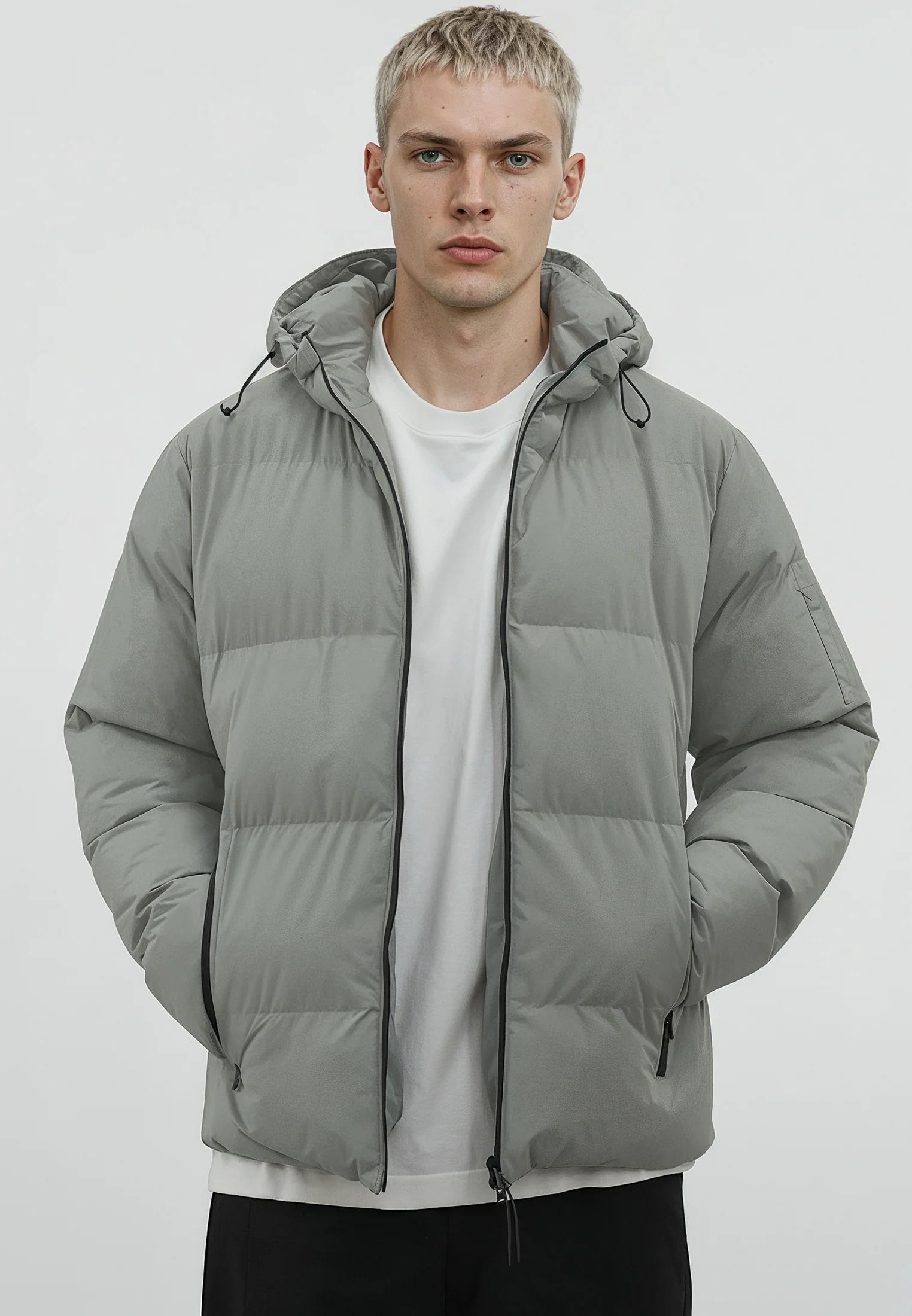 PERFORMANCE PUFFER JACKET GREEN - Image 4