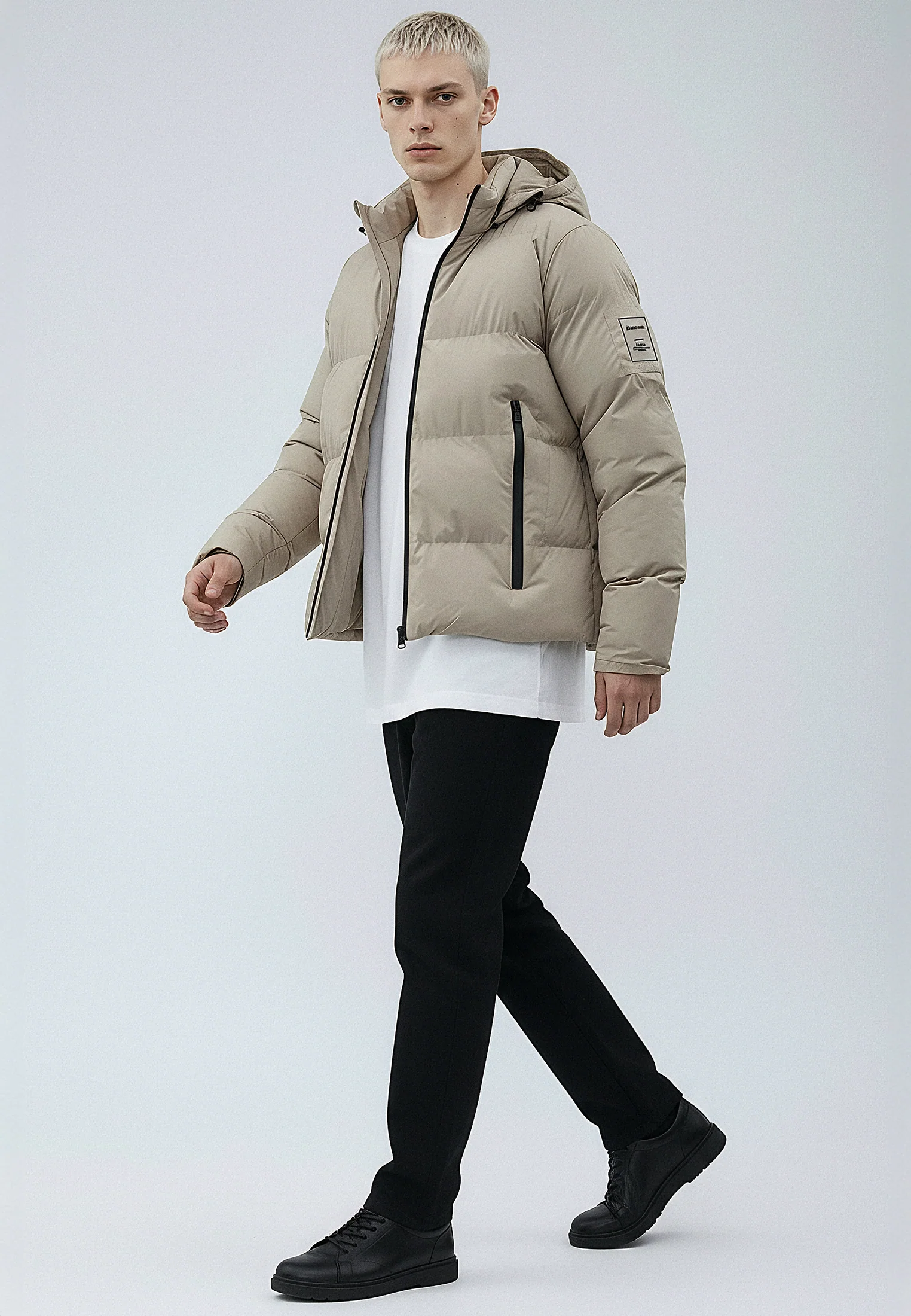 PERFORMANCE PUFFER JACKET STONE - Image 6