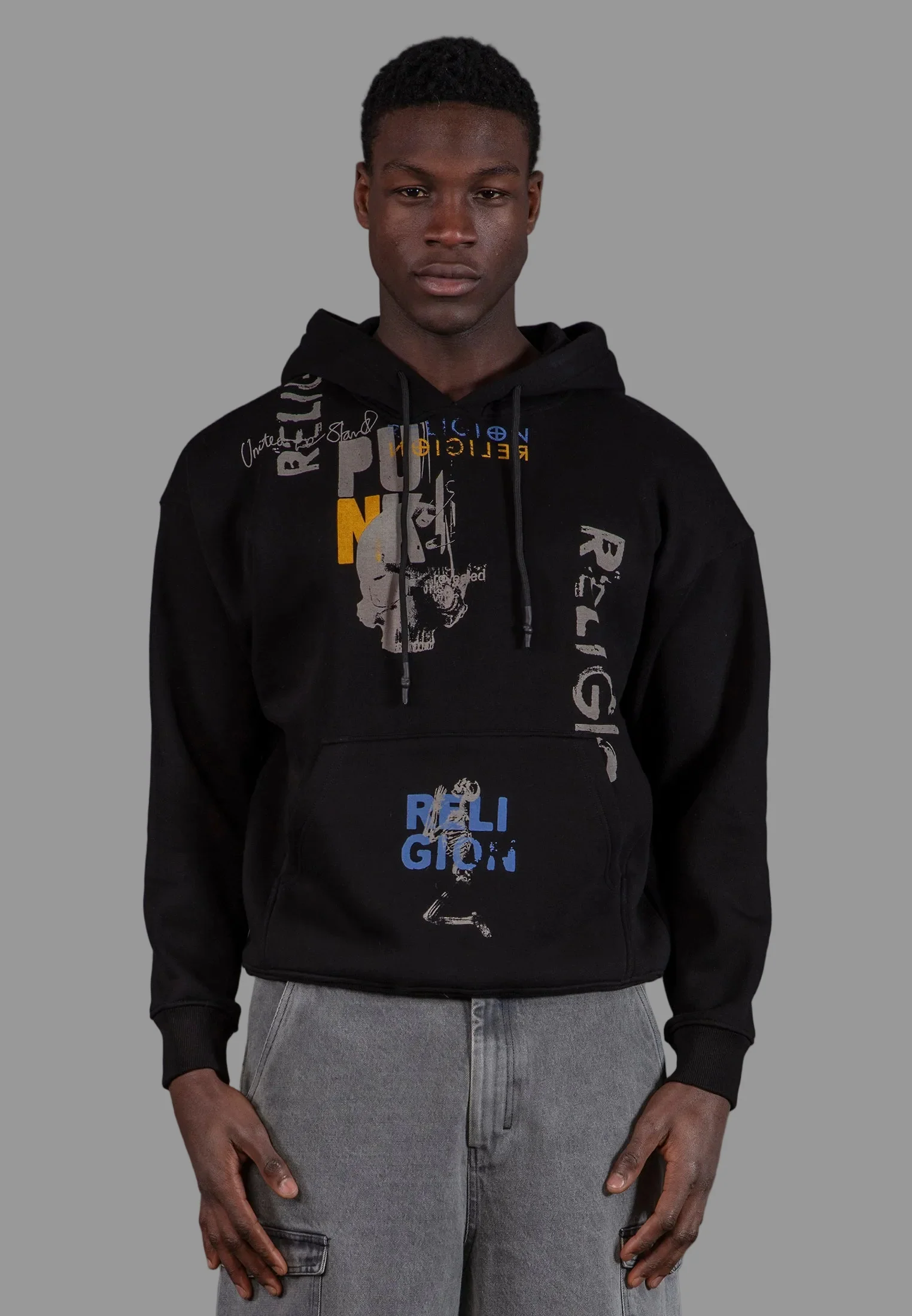 PUNK HOODIE BLACK