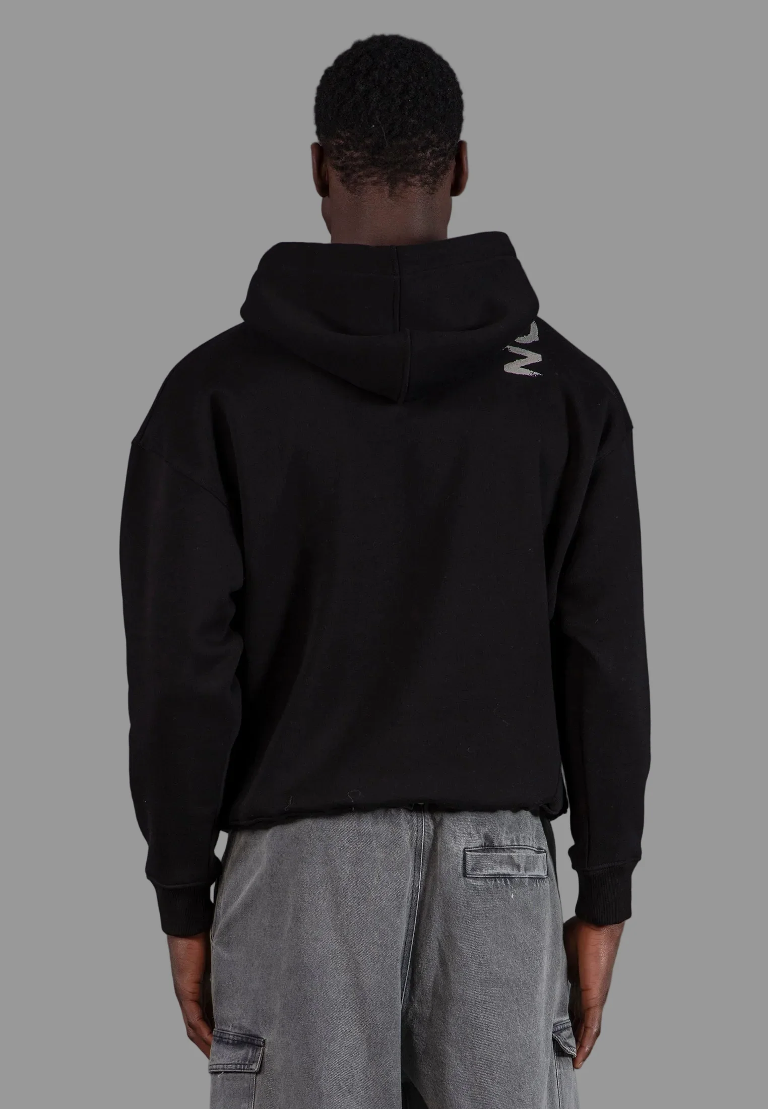 PUNK HOODIE BLACK - Image 2
