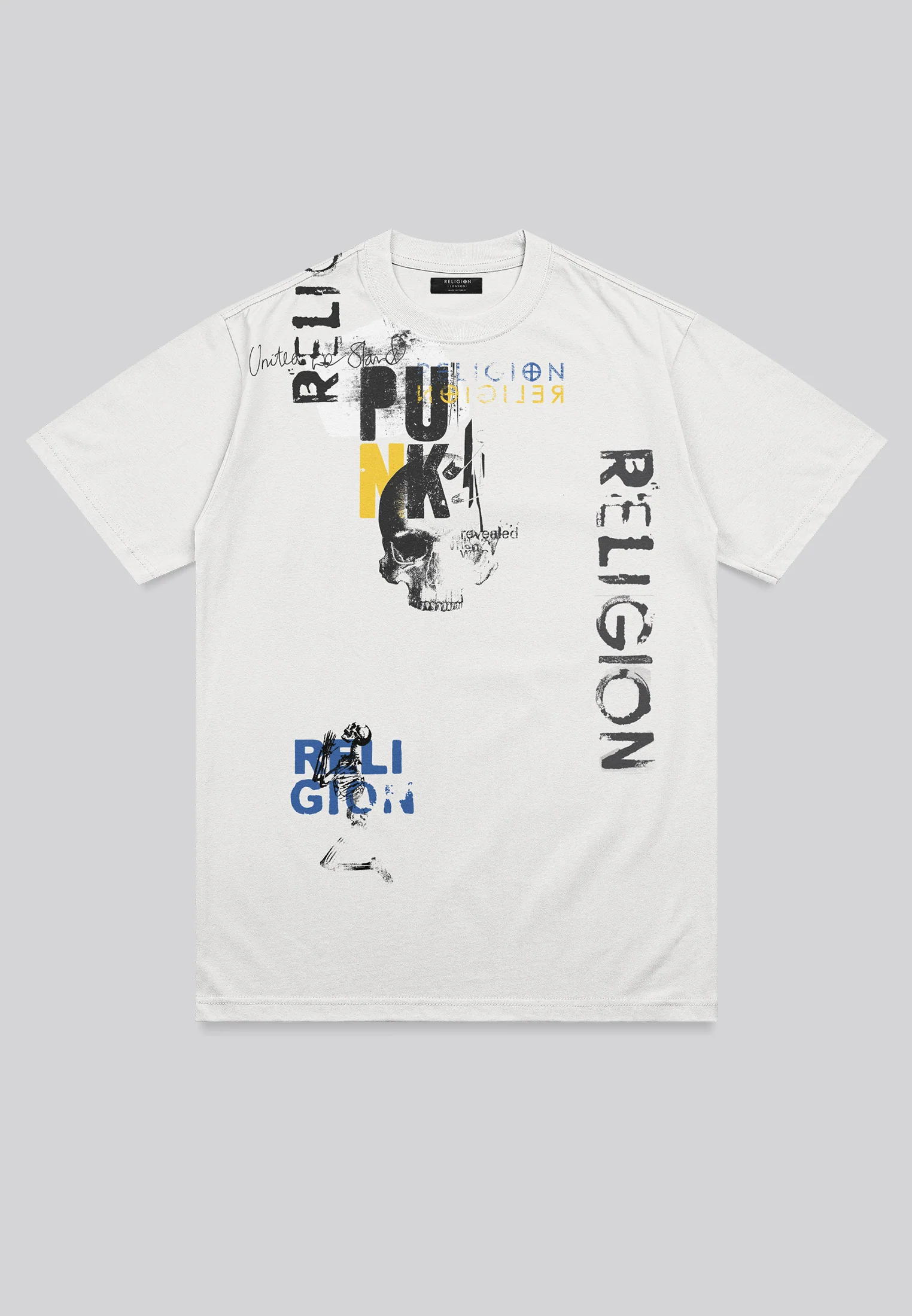 PUNK COLOUR T-SHIRT OFF WHITE - Image 7