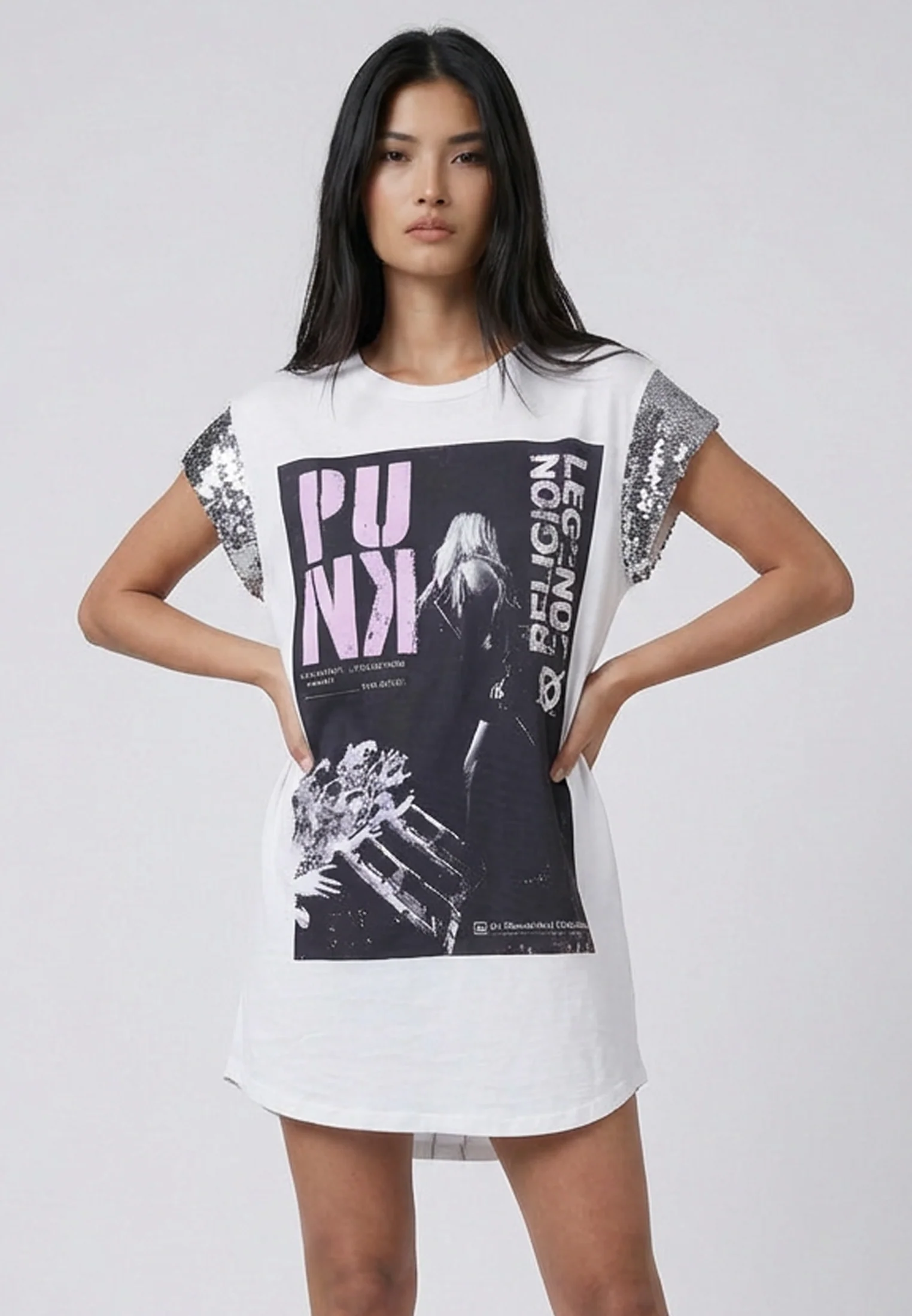 PUNK DRESS OFF WHITE - Image 5
