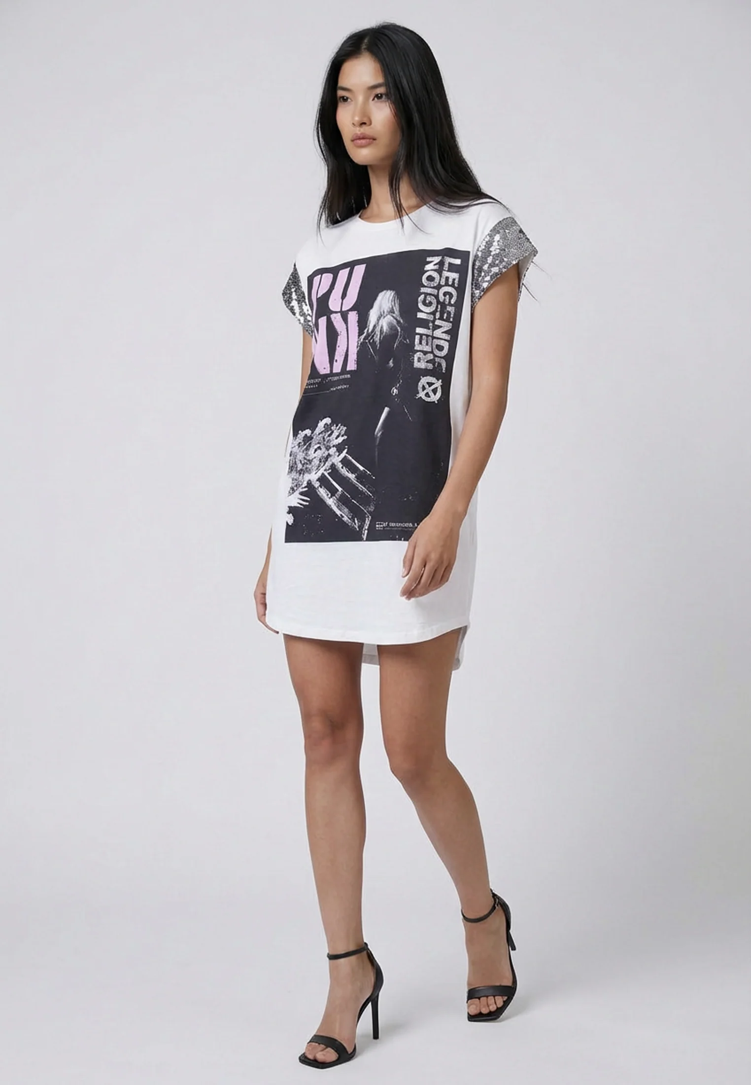 PUNK DRESS OFF WHITE - Image 7
