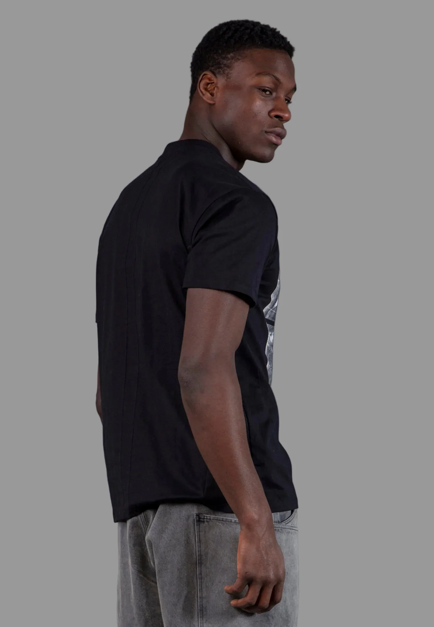 R CROSS T-SHIRT BLACK - Image 5