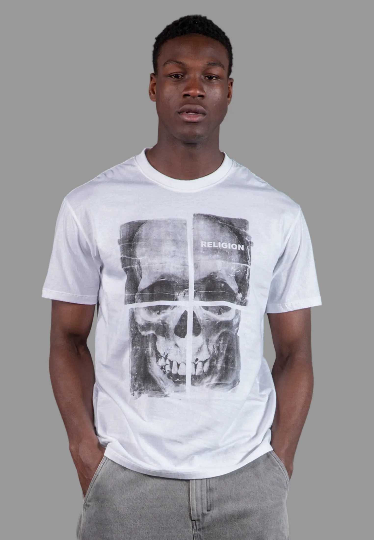 R CROSS T-SHIRT WHITE