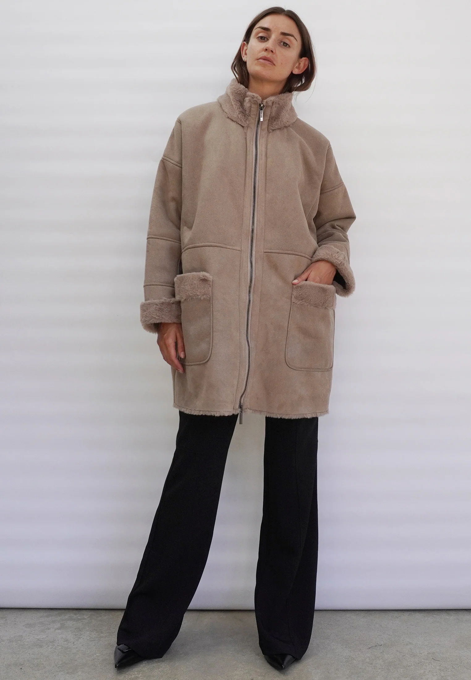 RADIANT COAT TAUPE - Image 5