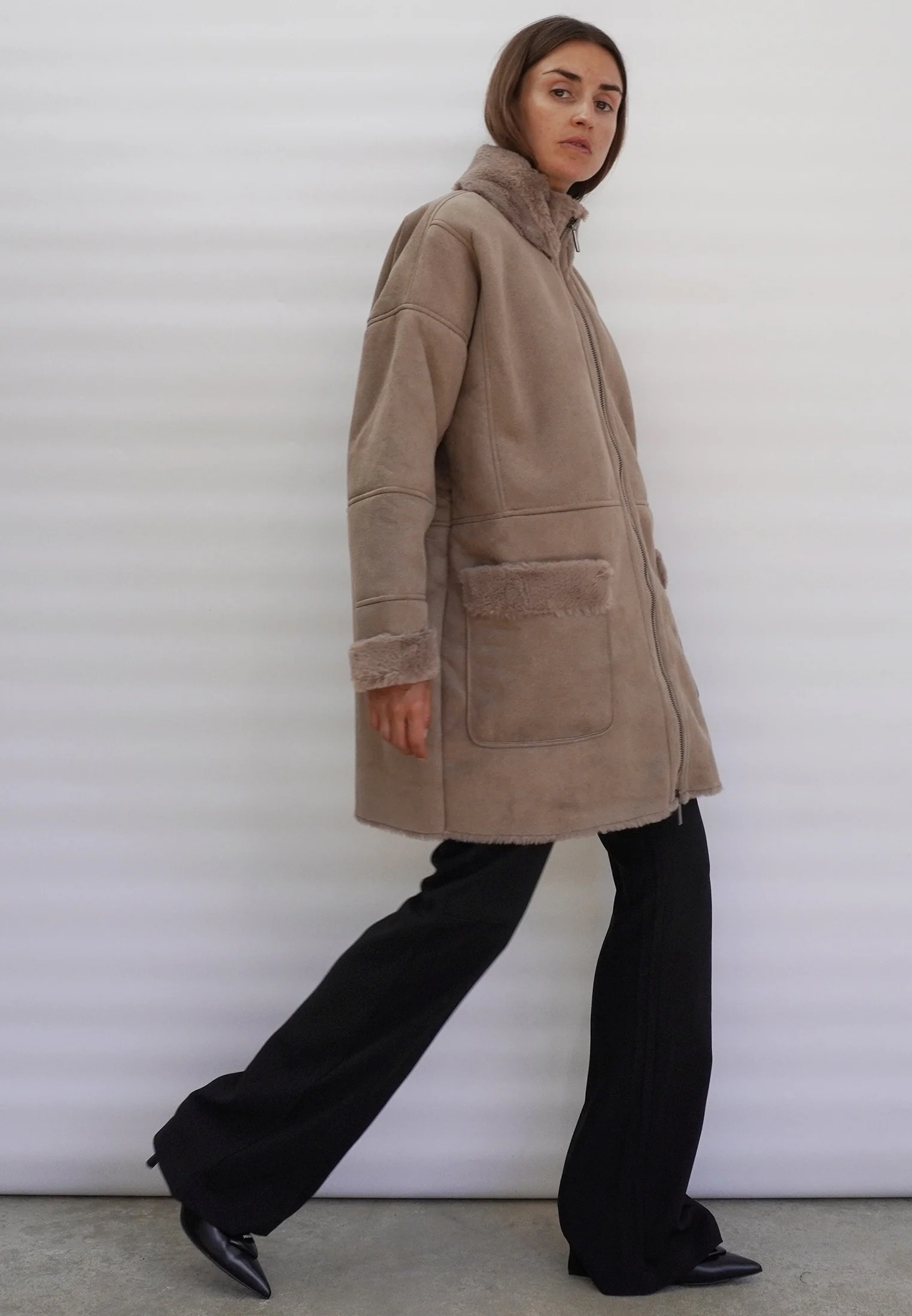 RADIANT COAT TAUPE - Image 7