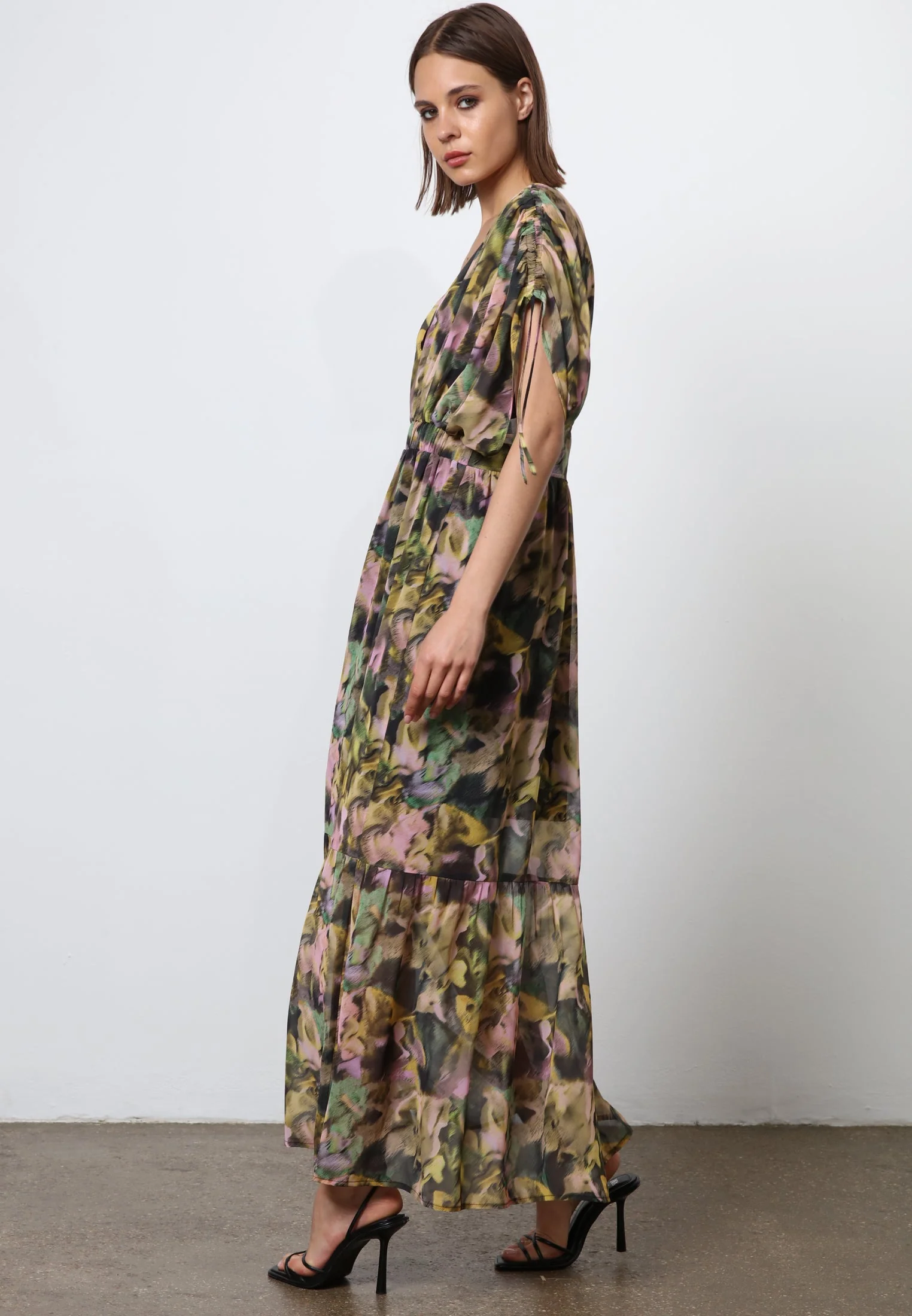 RADIANT MAXI DRESS OBSCURE YELLOW - Image 4