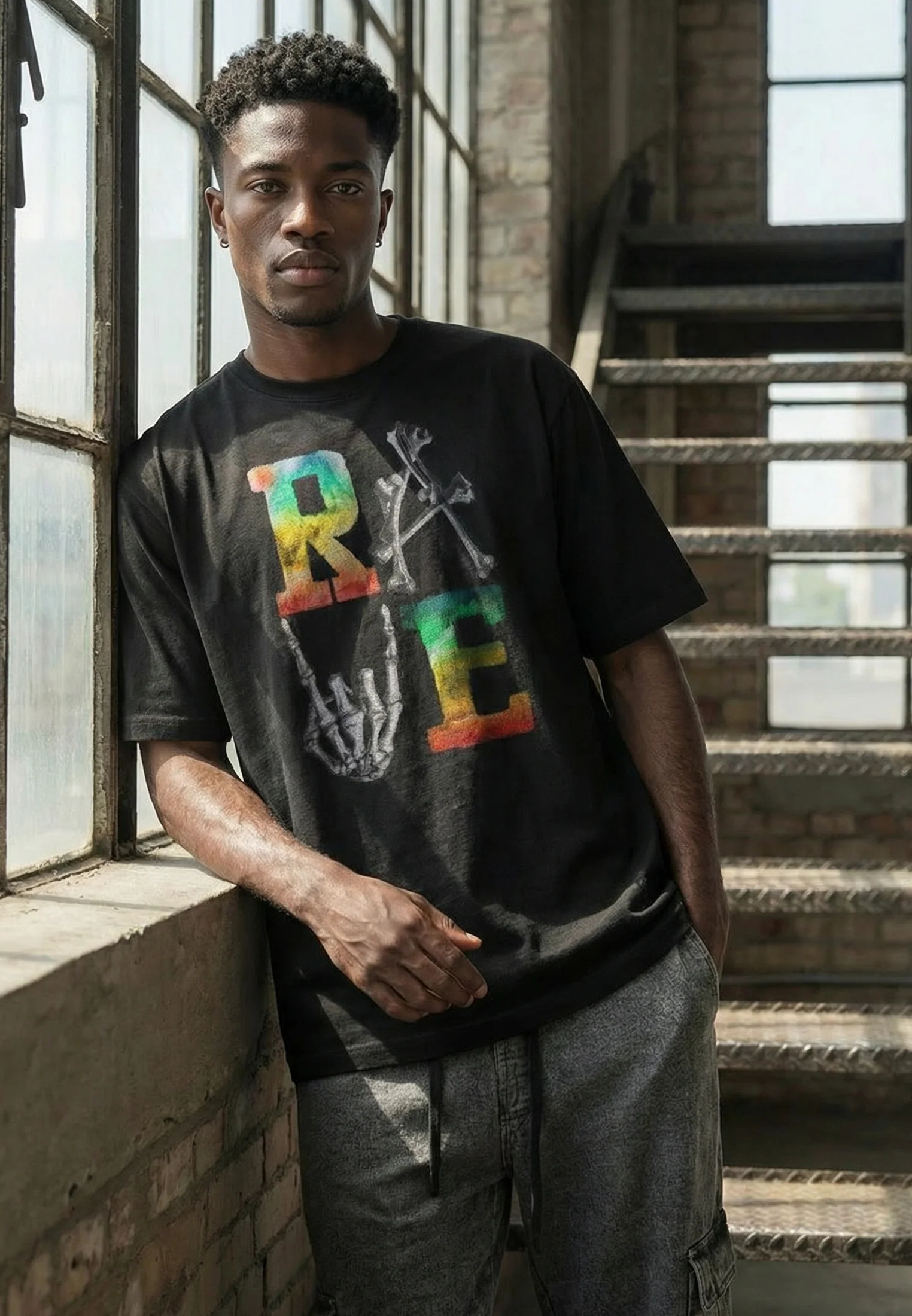 RAVE T-SHIRT BLACK