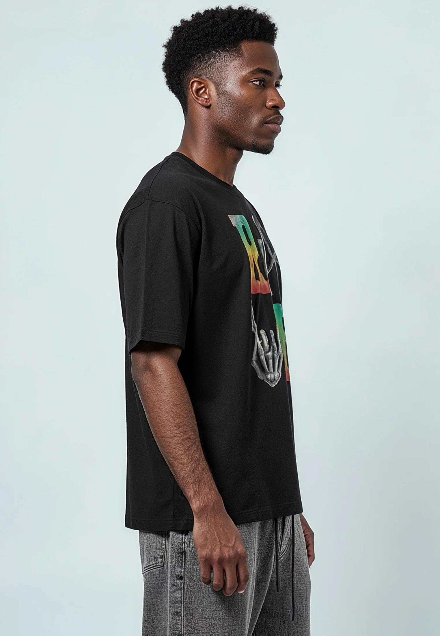 RAVE T-SHIRT BLACK - Image 5