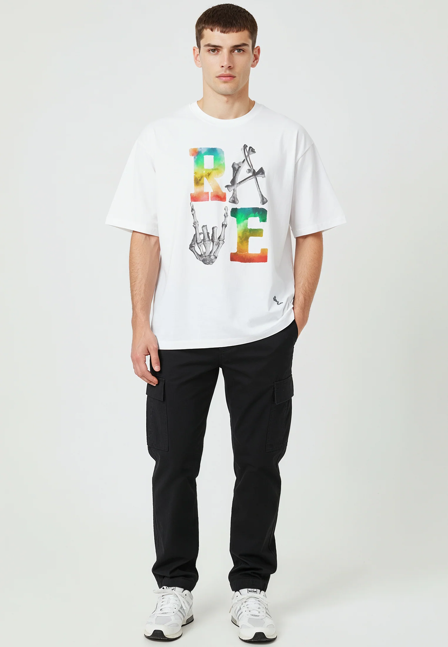 RAVE T-SHIRT WHITE - Image 3