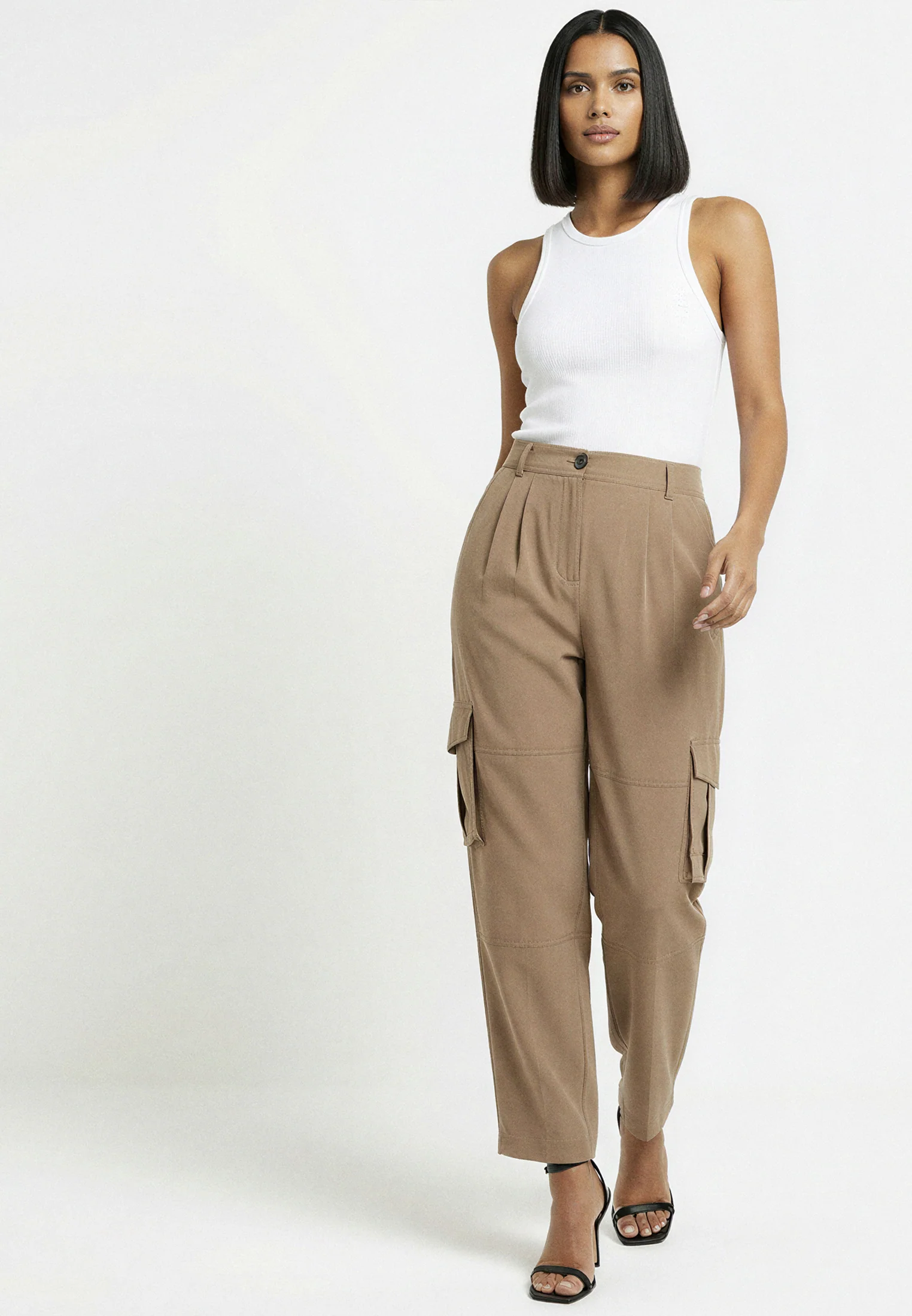 RAY BROWN CARGO TROUSERS - Image 3