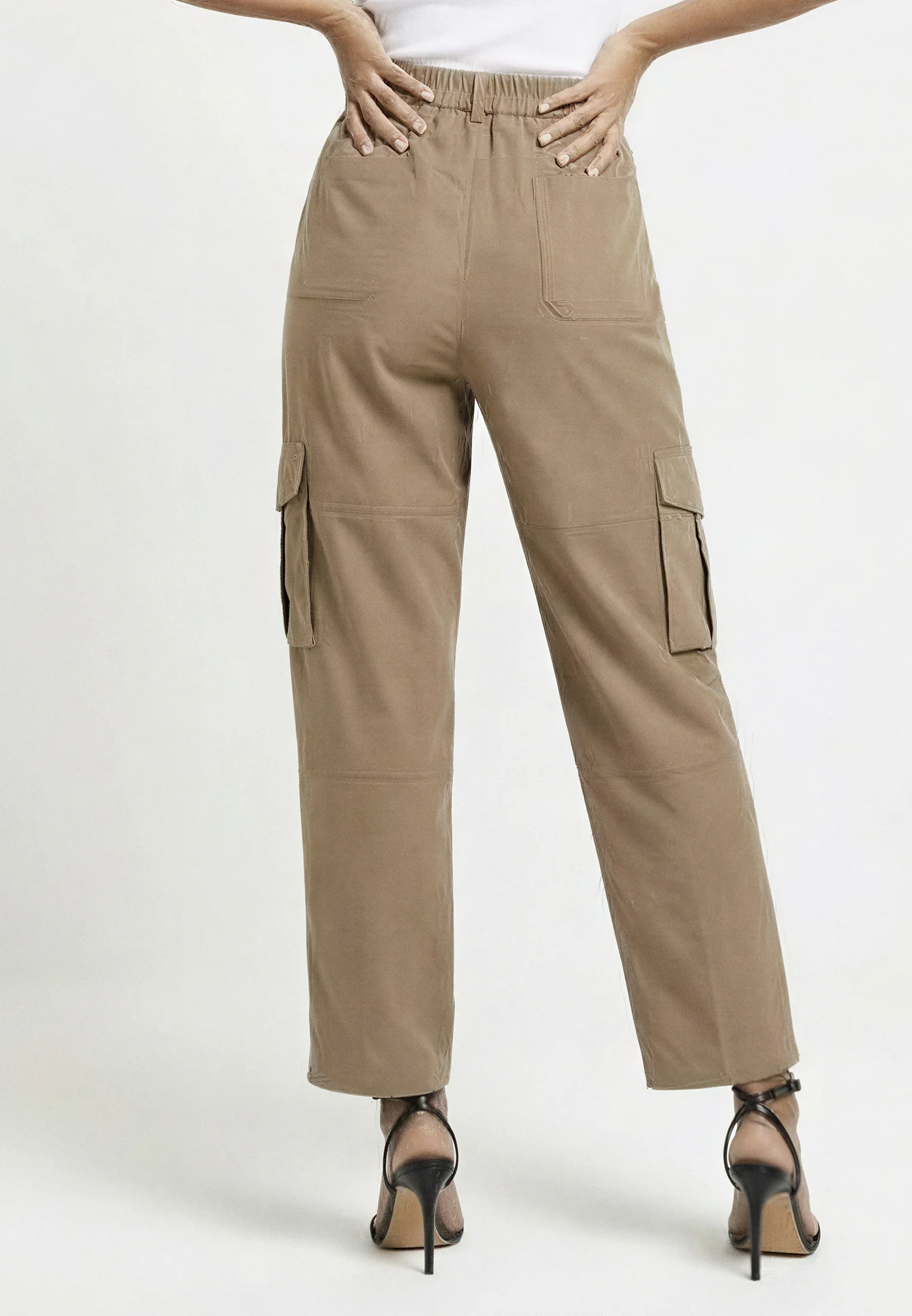 RAY BROWN CARGO TROUSERS - Image 4