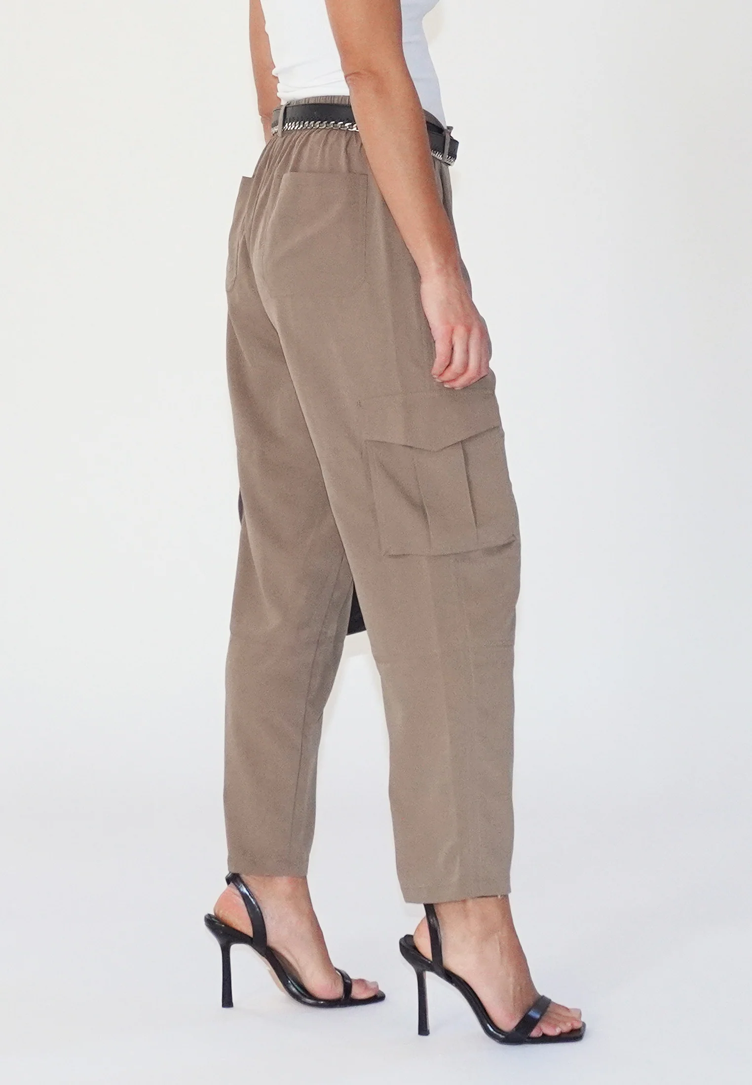 RAY BROWN CARGO TROUSERS - Image 7