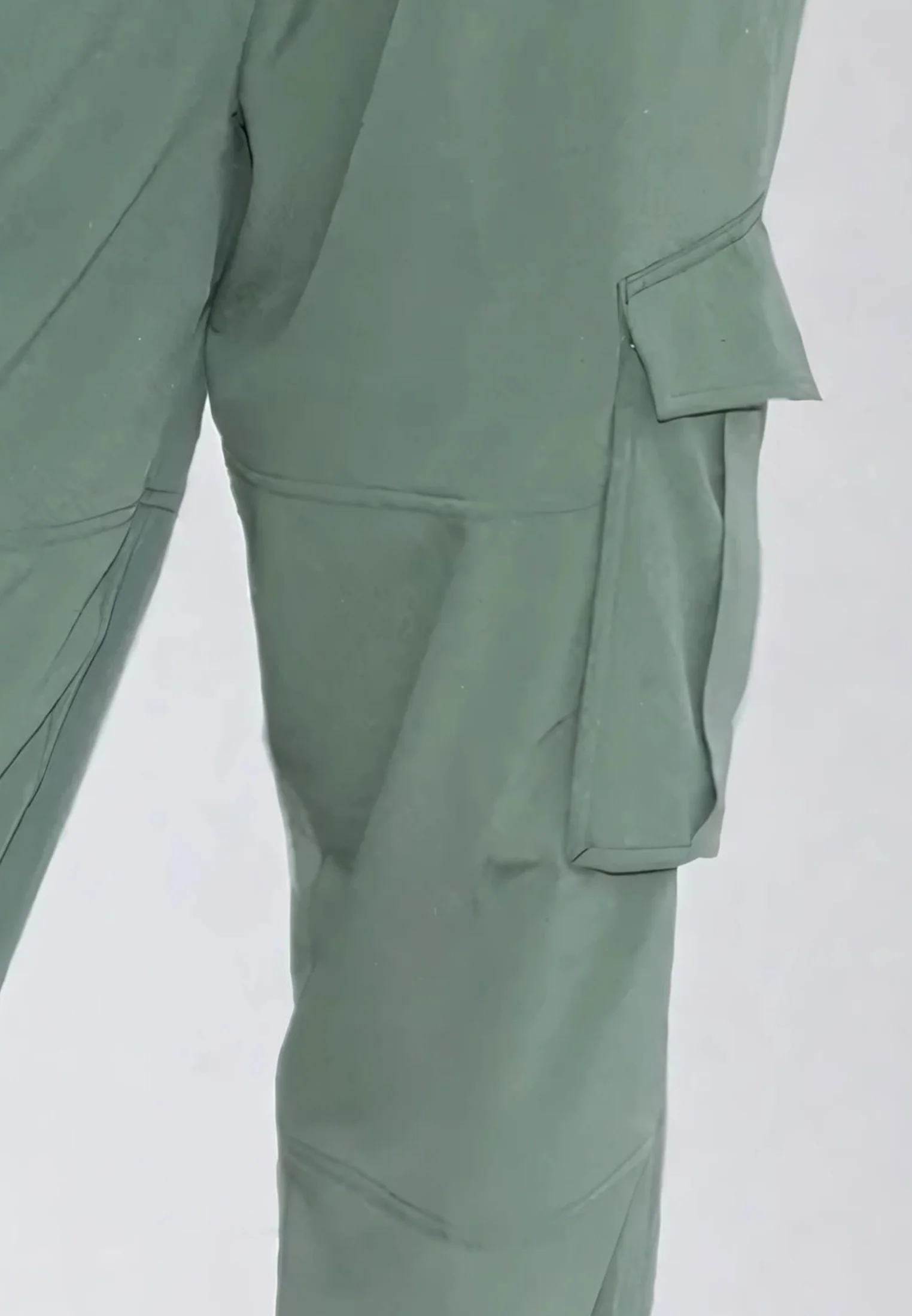 RAY KHAKI CARGO TROUSERS - Image 5