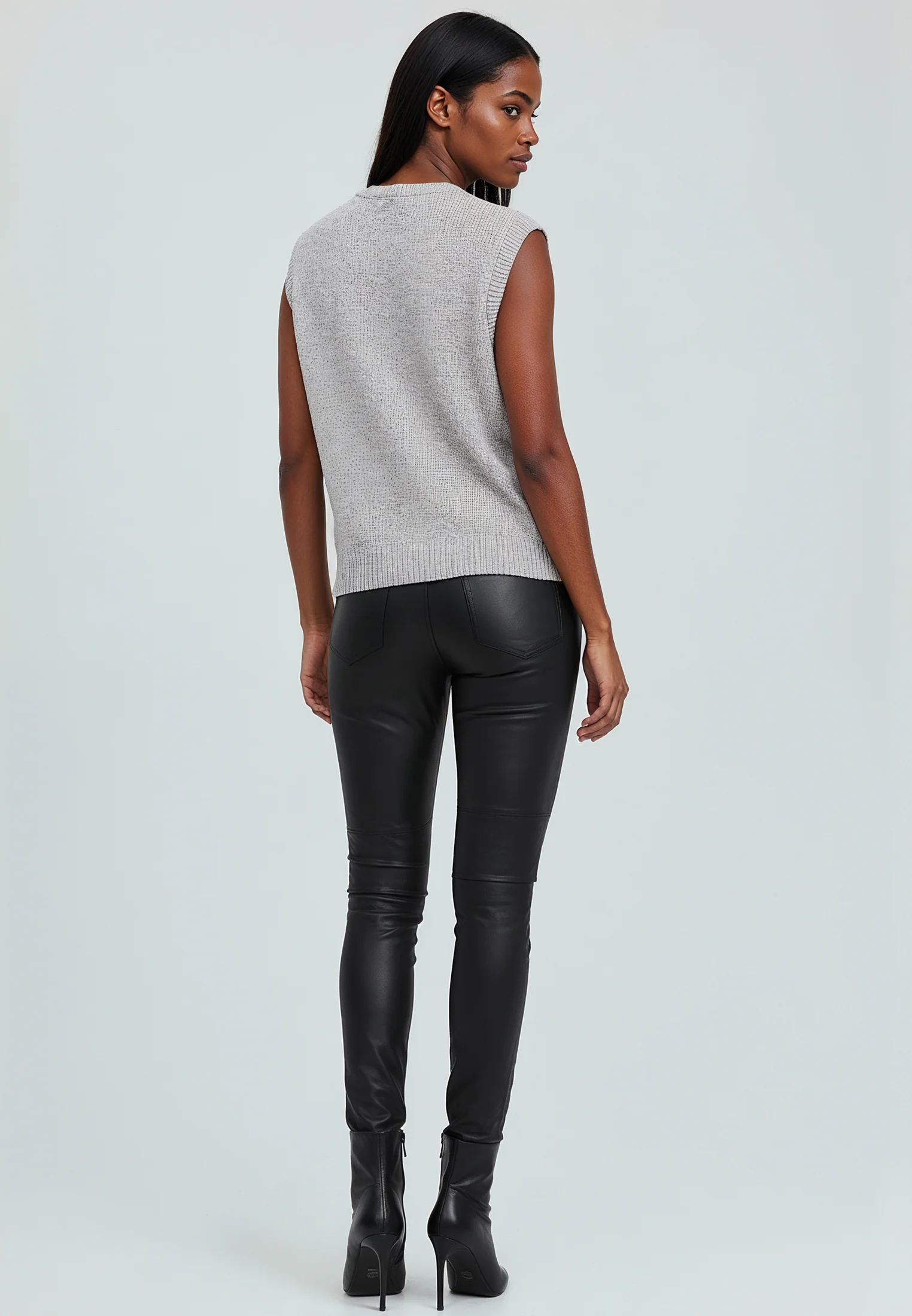 REBEL GILET ROCK N ROLL GREY - Image 3