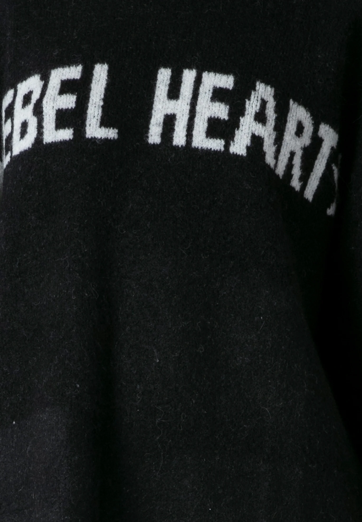 REBEL HEART JUMPER BLACK & WHITE - Image 6