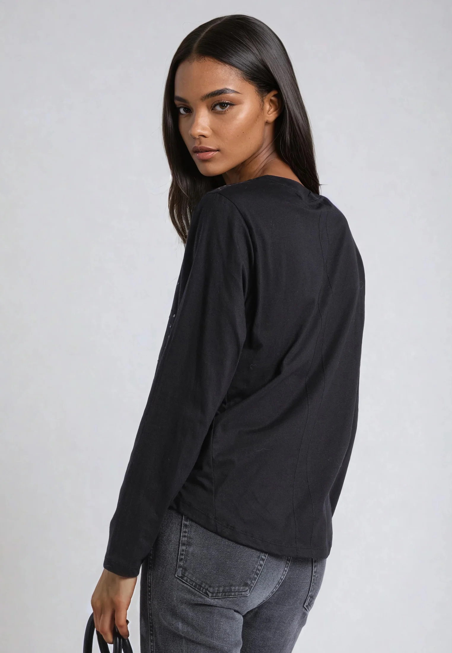 REBEL SKULL T-SHIRT BLACK - Image 3