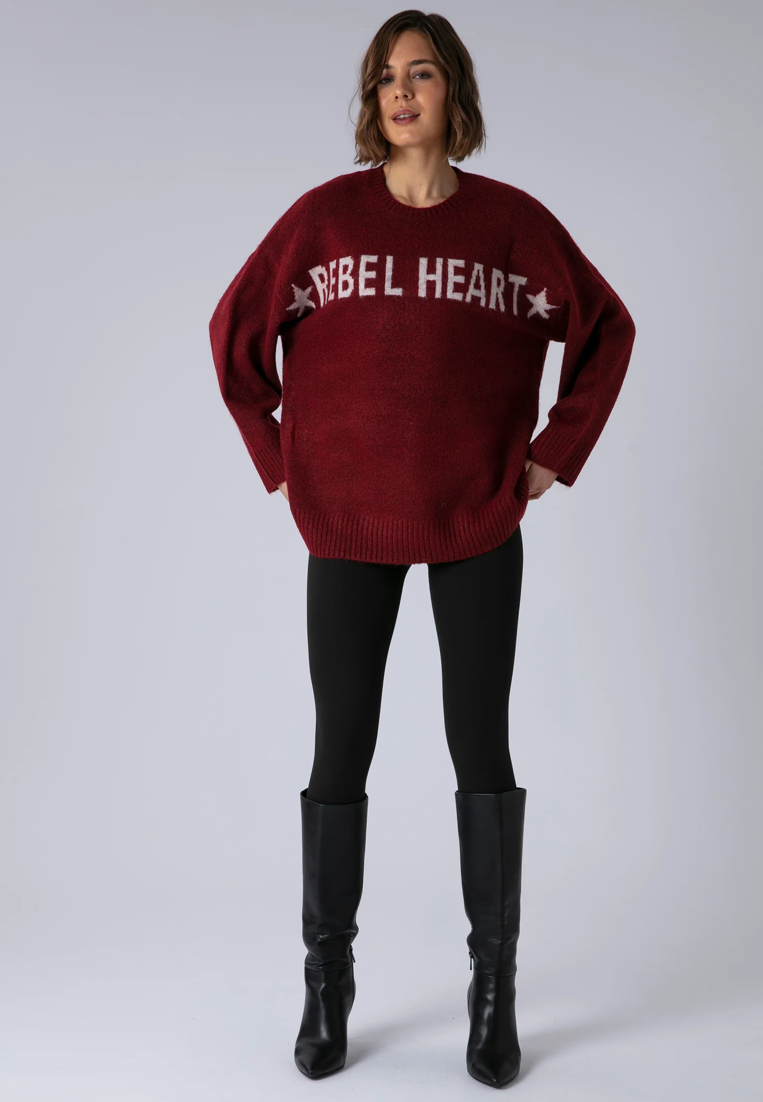 REBEL HEART JUMPER PORT - Image 2