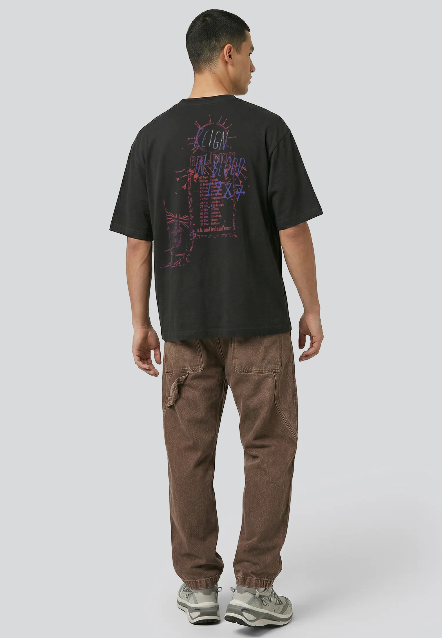 REIGN IN BLOOD TEE VINTAGE BLACK - Image 4