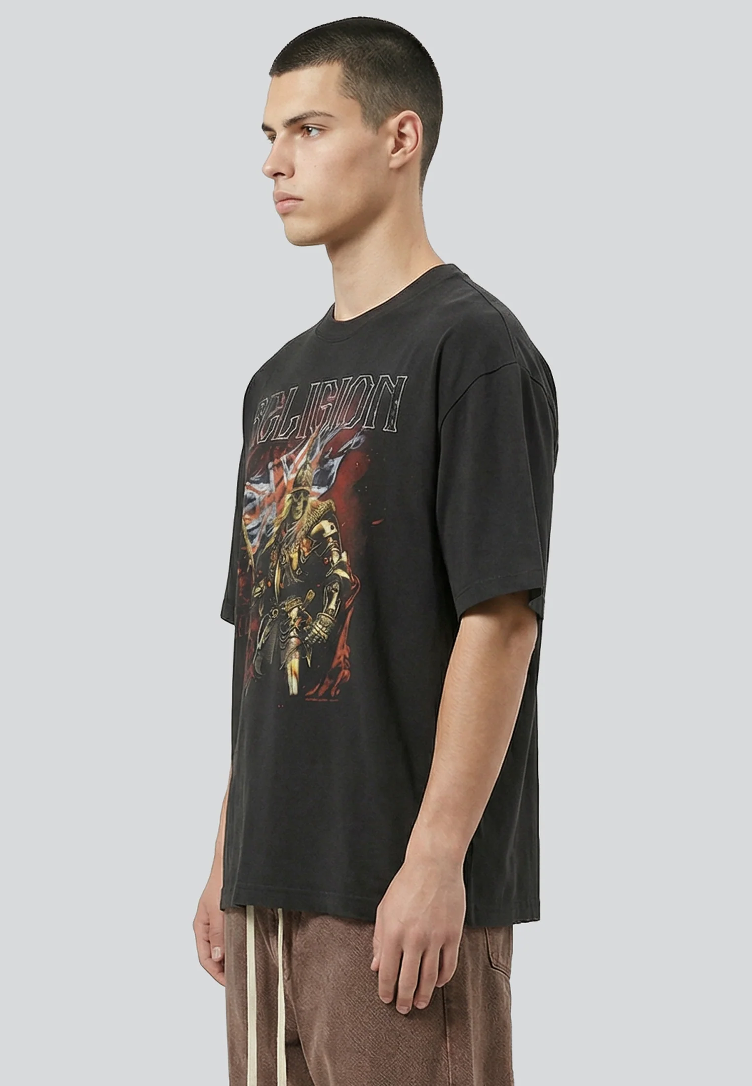 REIGN IN BLOOD TEE VINTAGE BLACK - Image 5