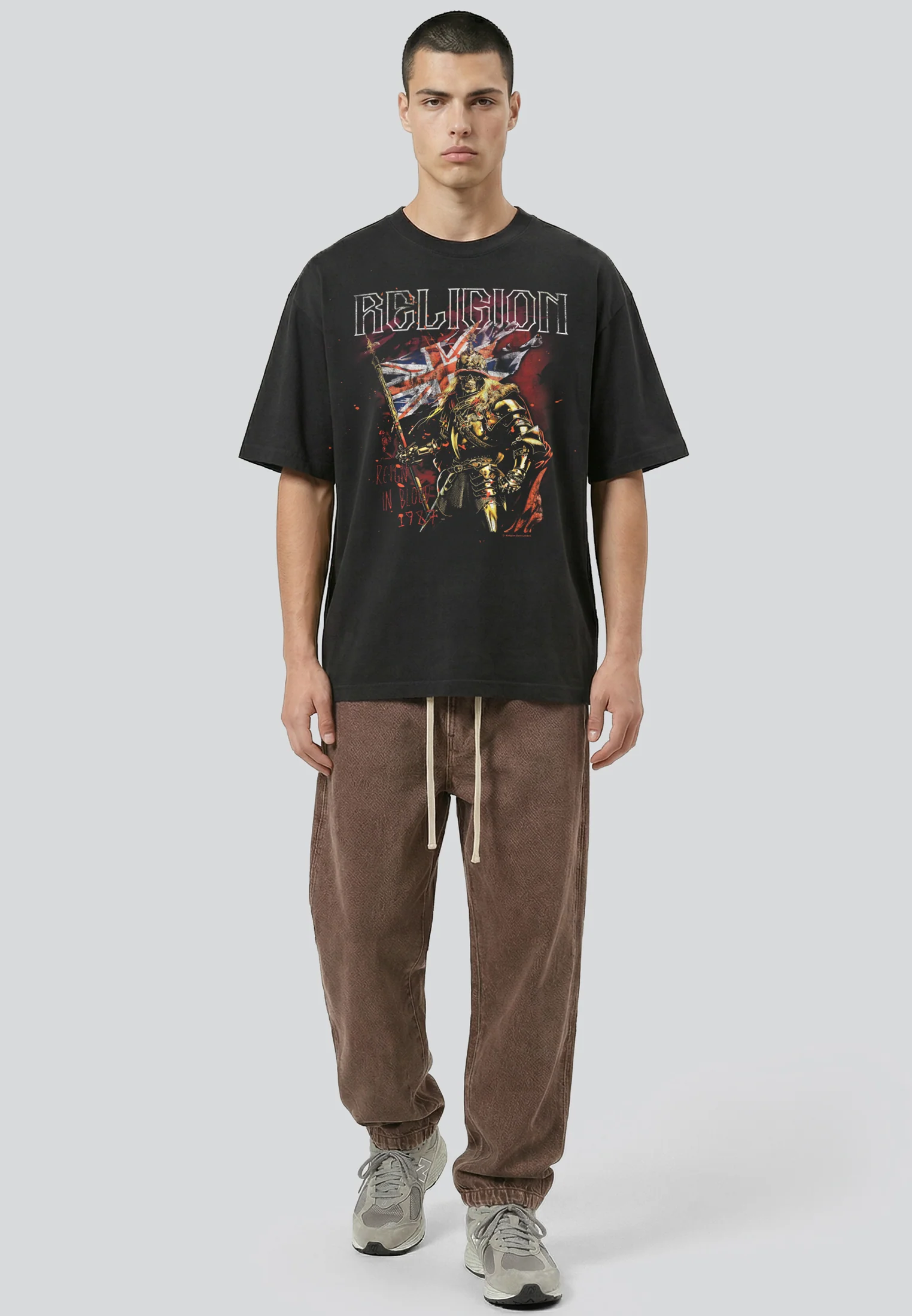 REIGN IN BLOOD TEE VINTAGE BLACK - Image 6
